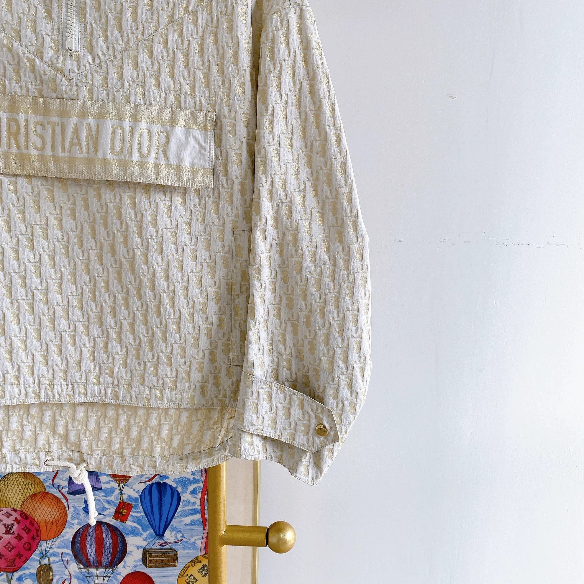 Dior Dior full logo beige XS jacket Size XS / US 0-2 / IT 36-38 - 4 Thumbnail