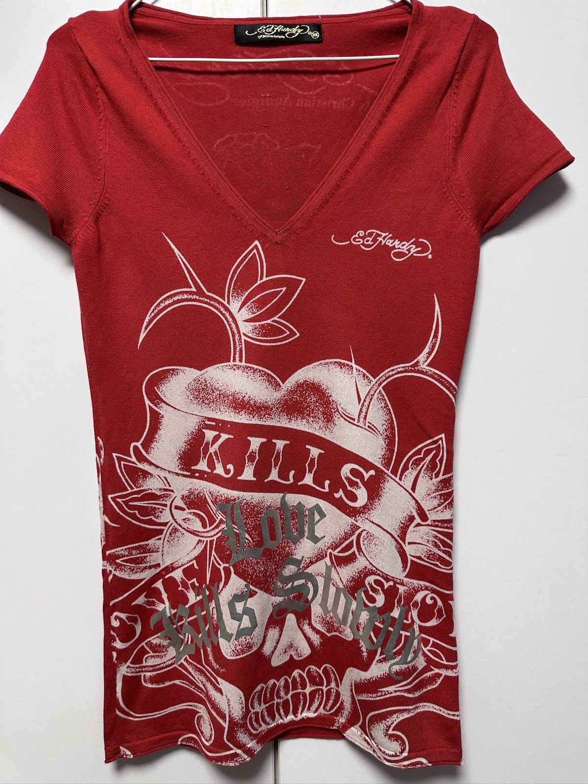 Ed Hardy Ed Hardy by Christian Audigier t-shirt women japanes style Size M / US 6-8 / IT 42-44 - 2 Thumbnail