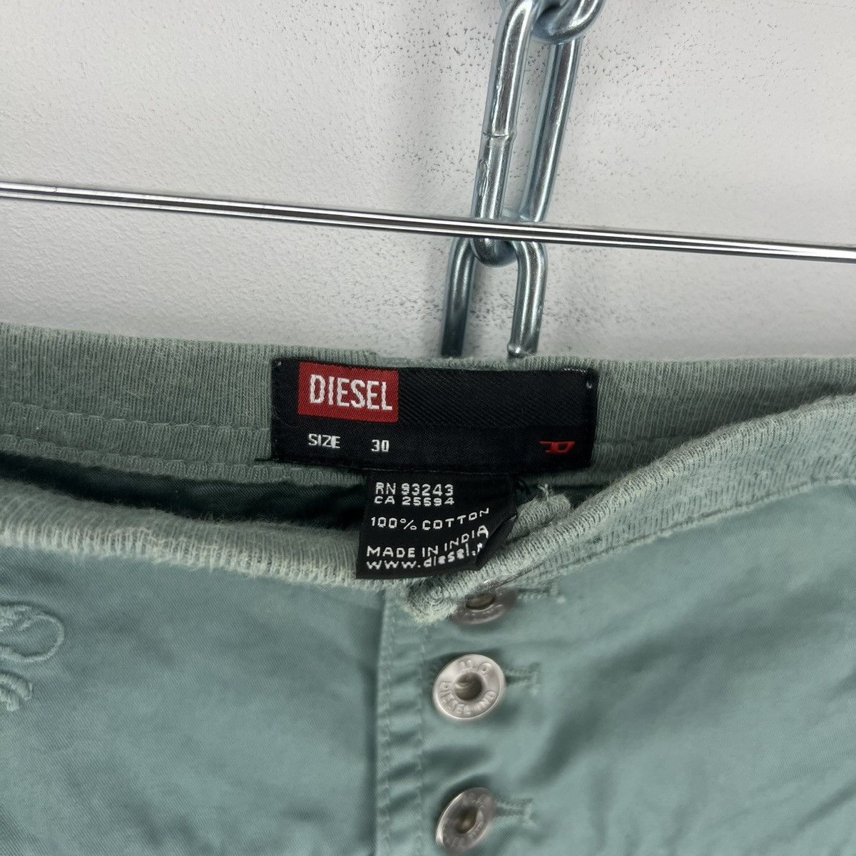 Diesel Vintage mini skirts Diesel y2k Distressed baggy Japan style Size 30" / US 8 / IT 44 - 10 Thumbnail