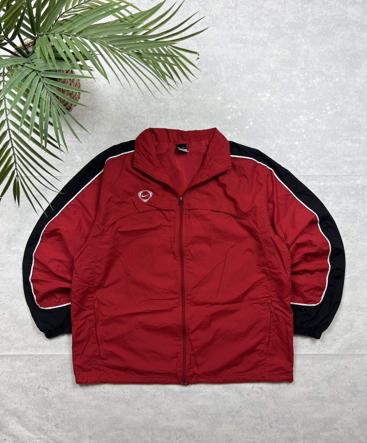 Nike 90s Nike Swoosh Vintage Y2K Oversized Windbreaker Jacket Size US XL / EU 56 / 4 - 1 Thumbnail