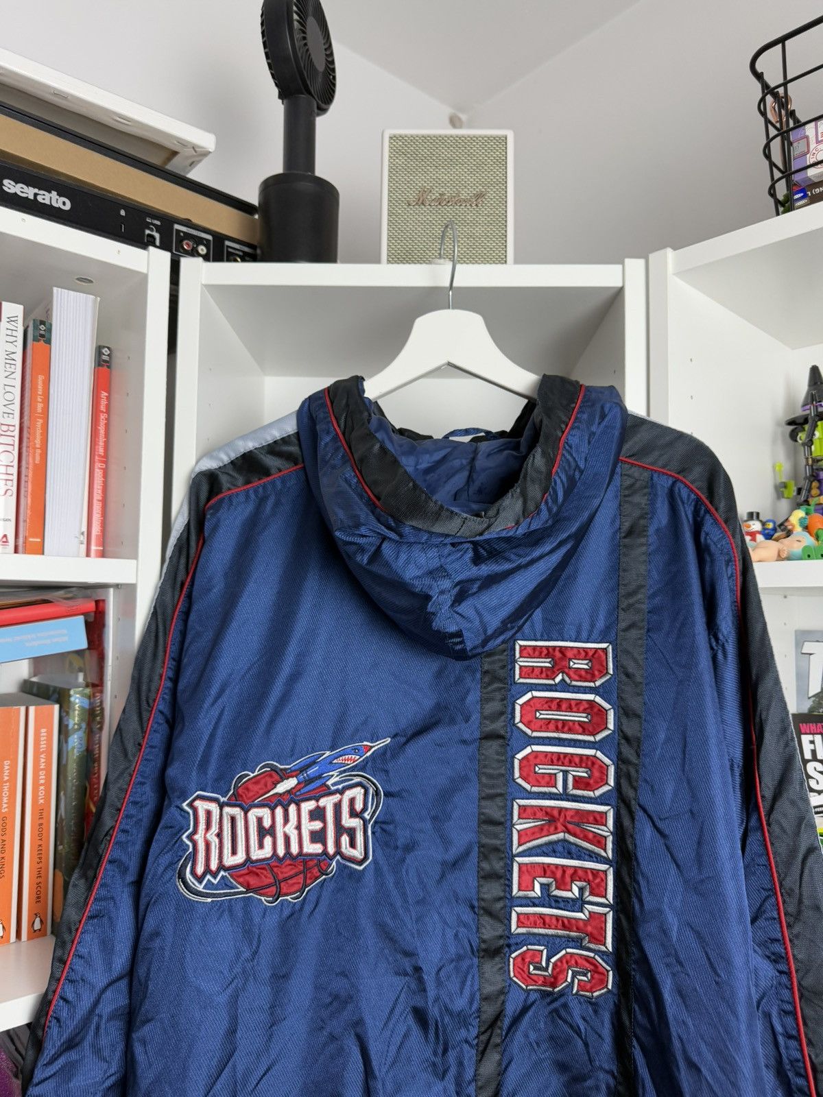 Champion × NBA × Vintage Vintage 90s NBA Huston Rockets champion 1/4 zip jacket L usa Size US L / EU 52-54 / 3 - 5 Thumbnail
