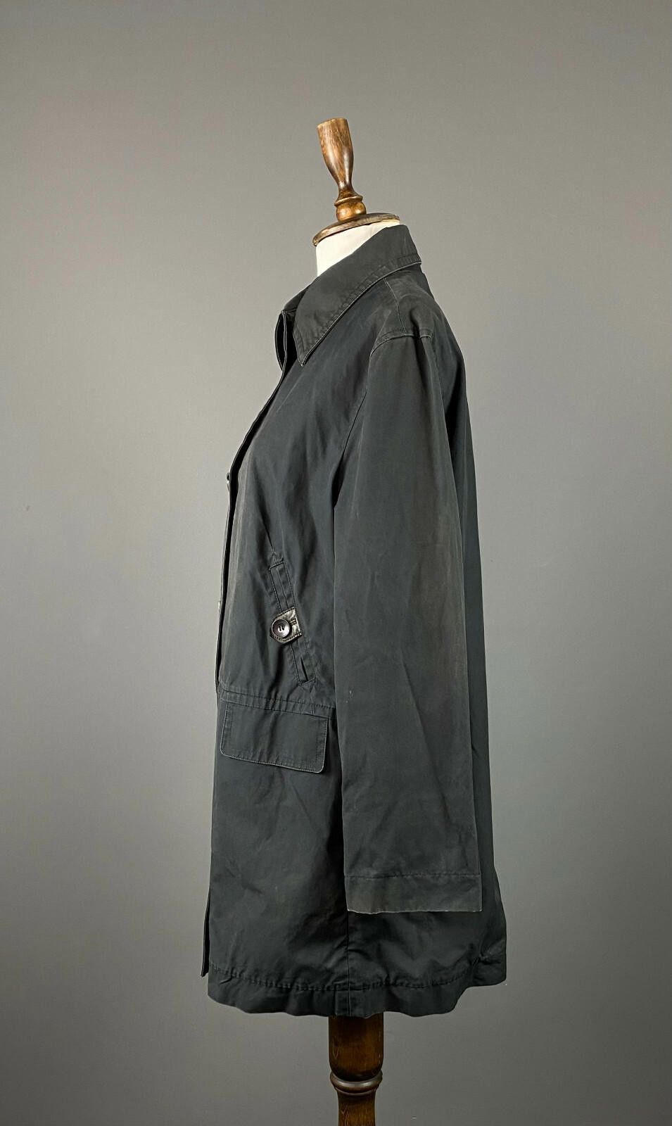 Bogner Ladies Bogner Black Cotton Trench Coat Jacket Size 14 Size XL / US 12-14 / IT 48-50 - 4 Thumbnail