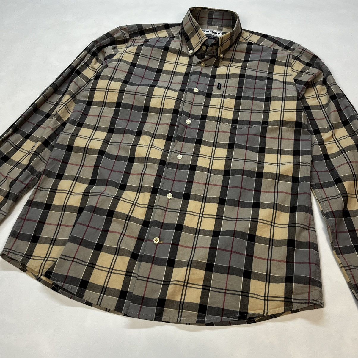 Barbour Men's Barbour Shirt Tartan Gray England Classic Size M Size US M / EU 48-50 / 2 - 5 Thumbnail