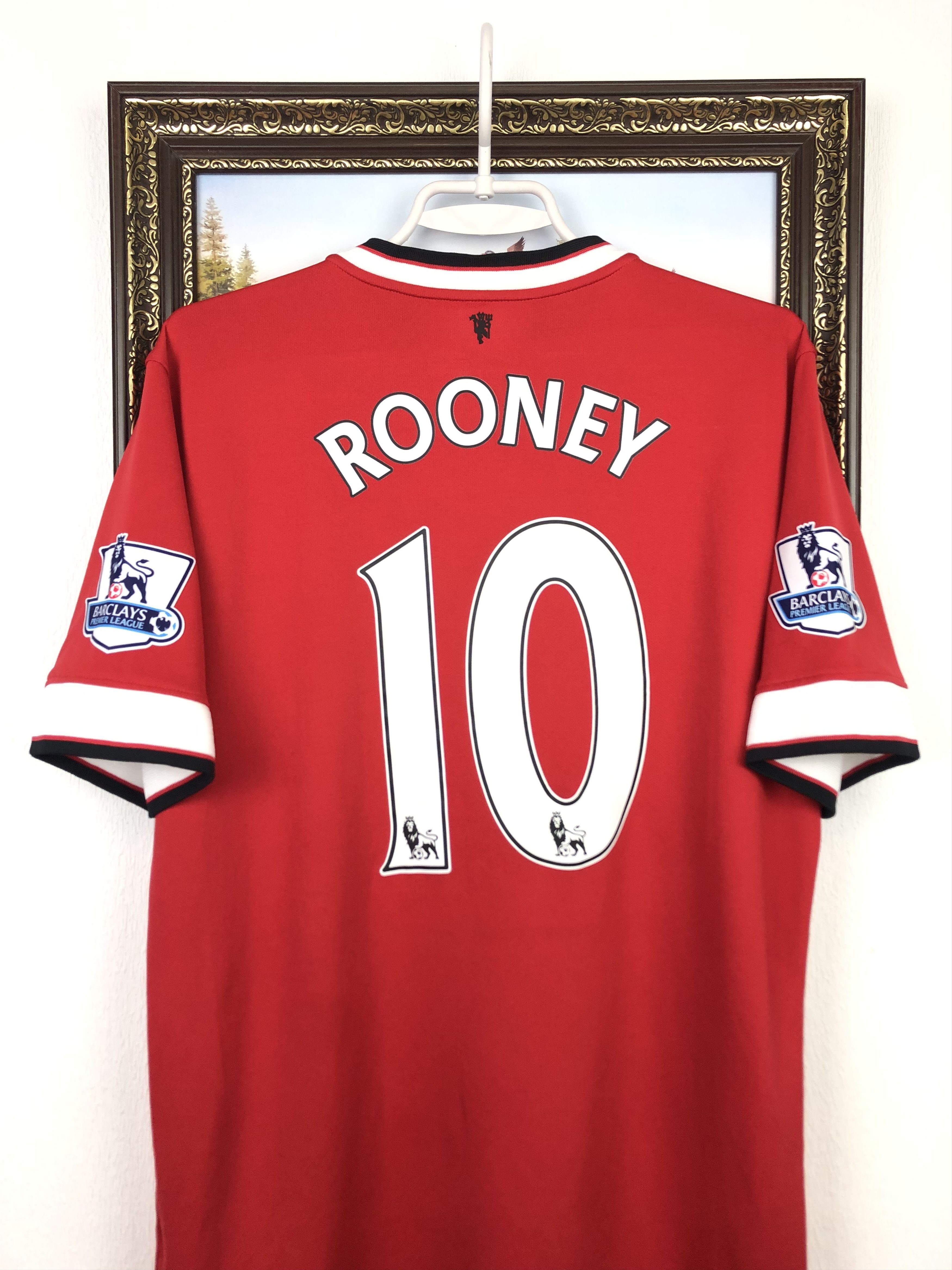 Nike Manchester United football shirt Soccer Nike Rooney Jersey Size US M / EU 48-50 / 2 - 2 Thumbnail
