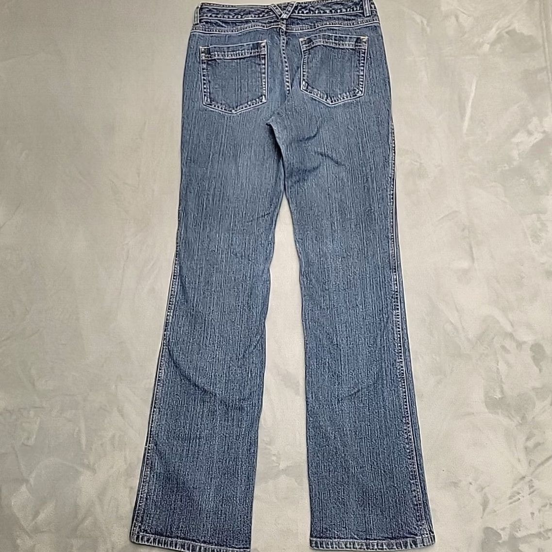 Denime Duluth Trading Jeans Women 6x35 Blue Denim Slim Straight Leg Boot Cut Pants Size 28" / US 6 / IT 42 - 5 Thumbnail