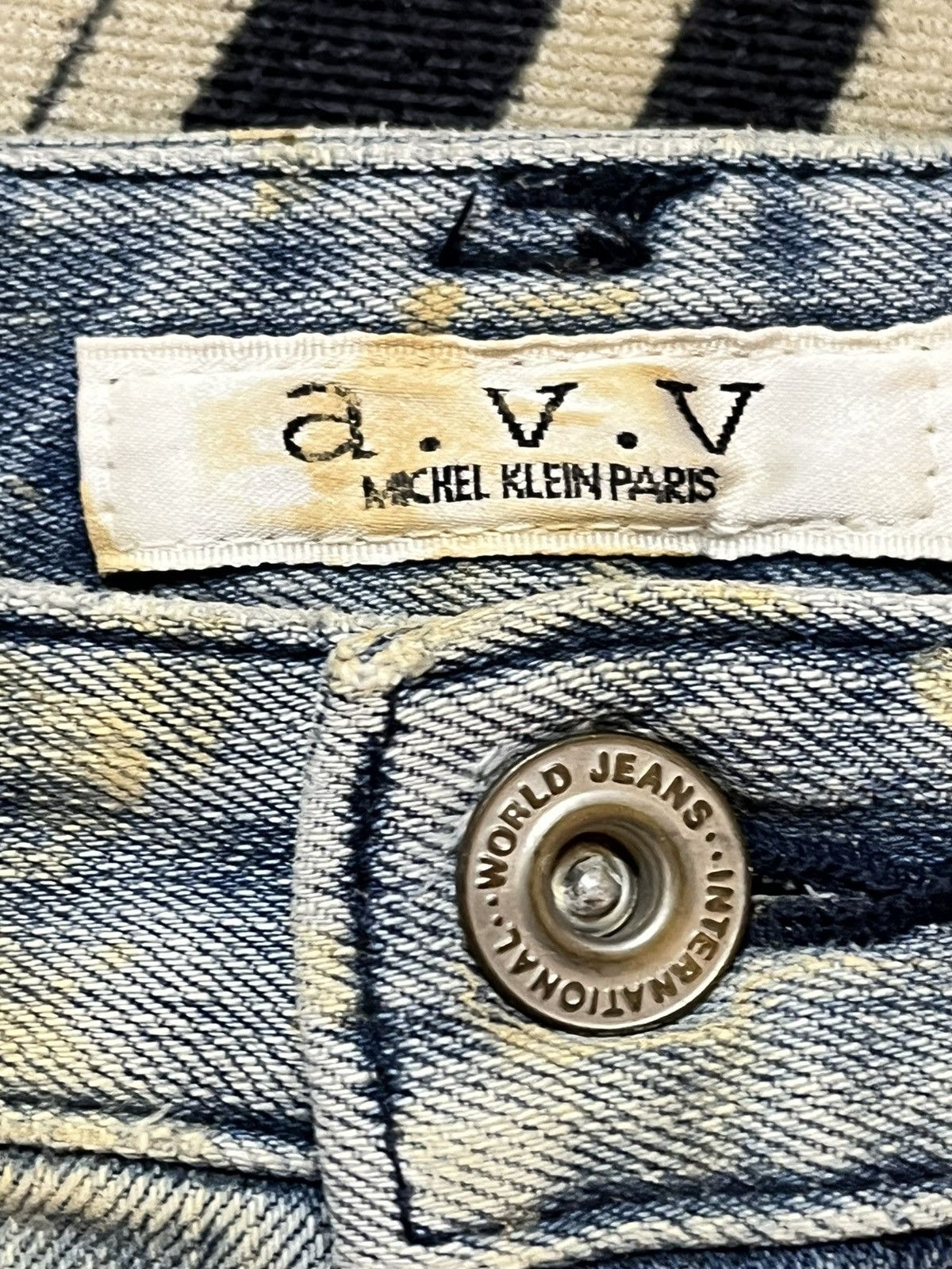 Michel Klein Vintage A.V.V Michael Klien Baggy Skater Mudwash Denim Size US 30 / EU 46 - 7 Thumbnail