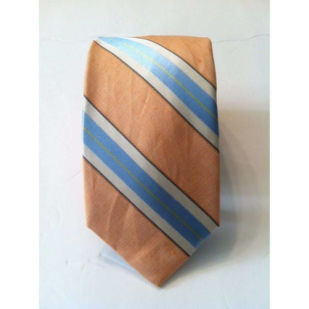 Nordstrom NORDSTROM MENS NEW 40%COTTON 31%SILK 29%LINEN TIE 3 1/4" Size ONE SIZE - 1 Thumbnail