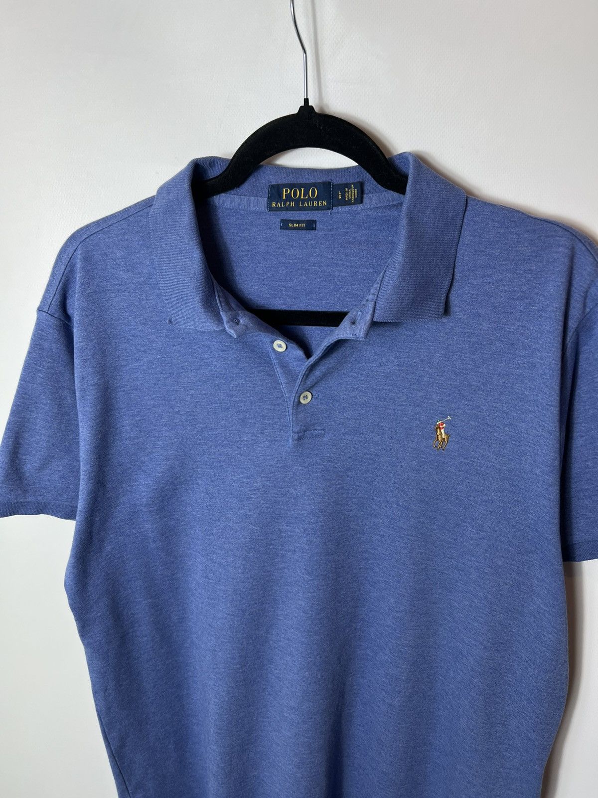 Polo Ralph Lauren Vintage streetwear y2k Polo Ralph Lauren Blue T-shirt Size US L / EU 52-54 / 3 - 2 Thumbnail