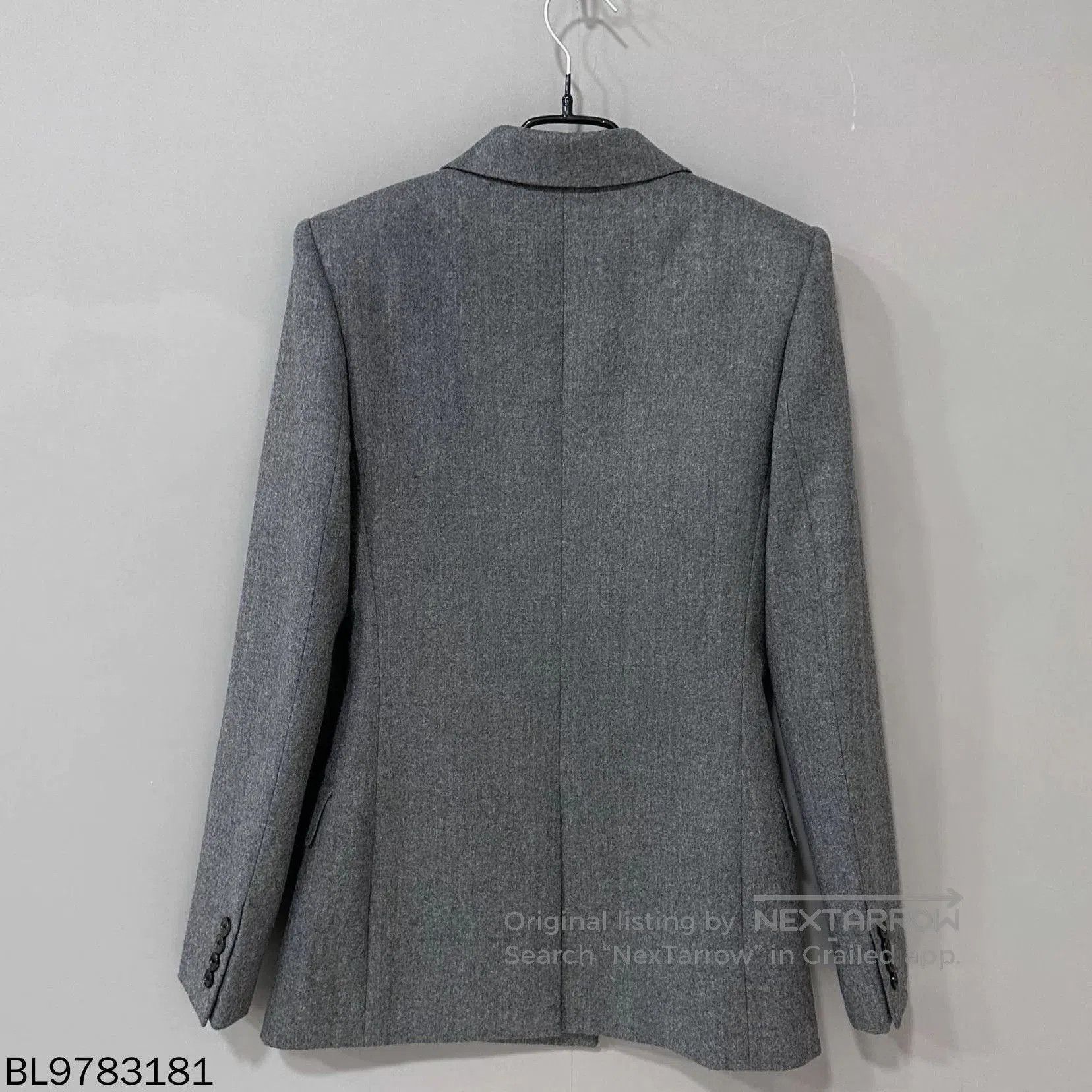 Saint Laurent Paris Saint Laurent Gray Peak Lapel Blazer. Size XS / US 0-2 / IT 36-38 - 5 Thumbnail