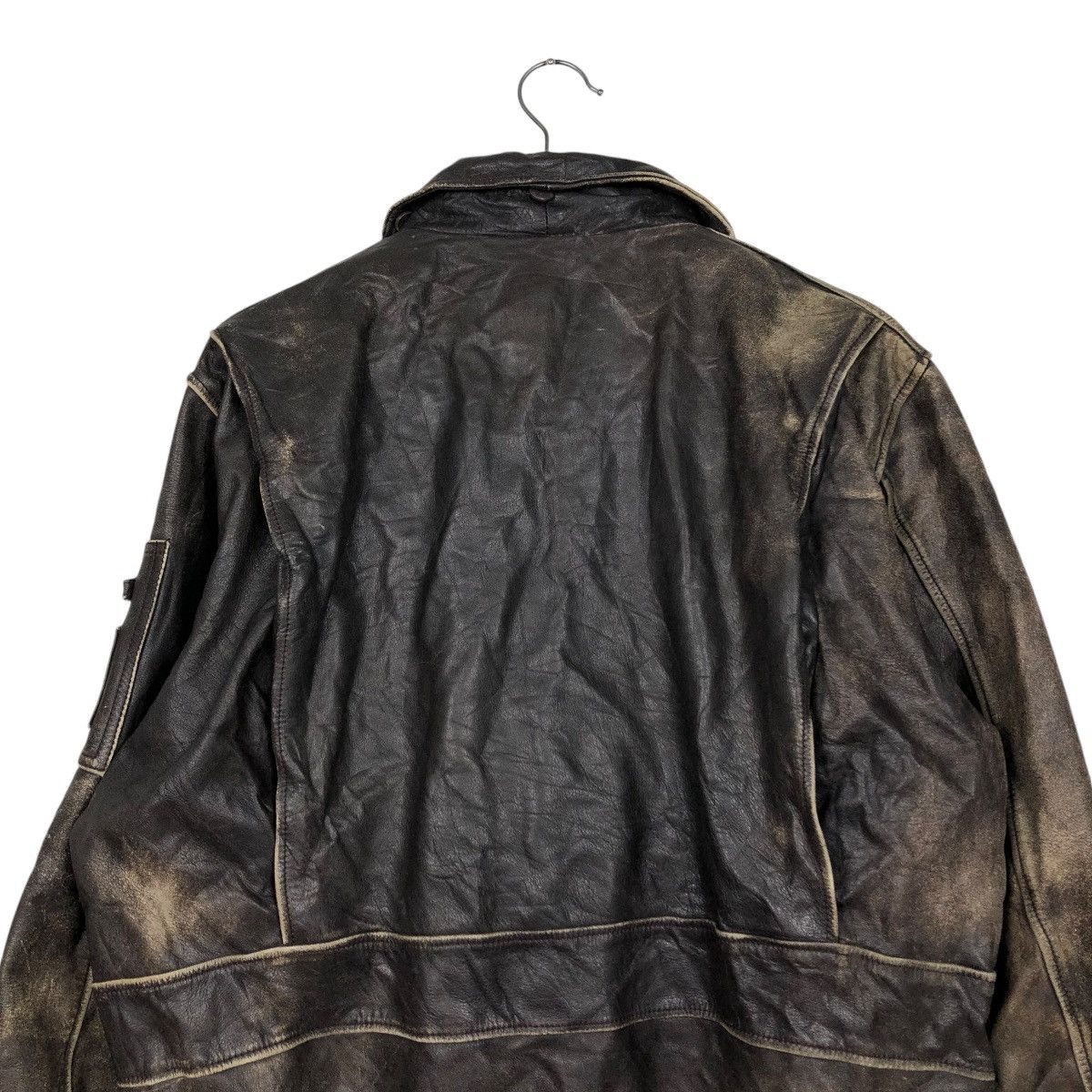 Japanese Brand 🔥VINTAGE BIKER LEATHER JACKET UNKNOWN BRAND ISSEY MIYAKE Size US M / EU 48-50 / 2 - 11 Thumbnail