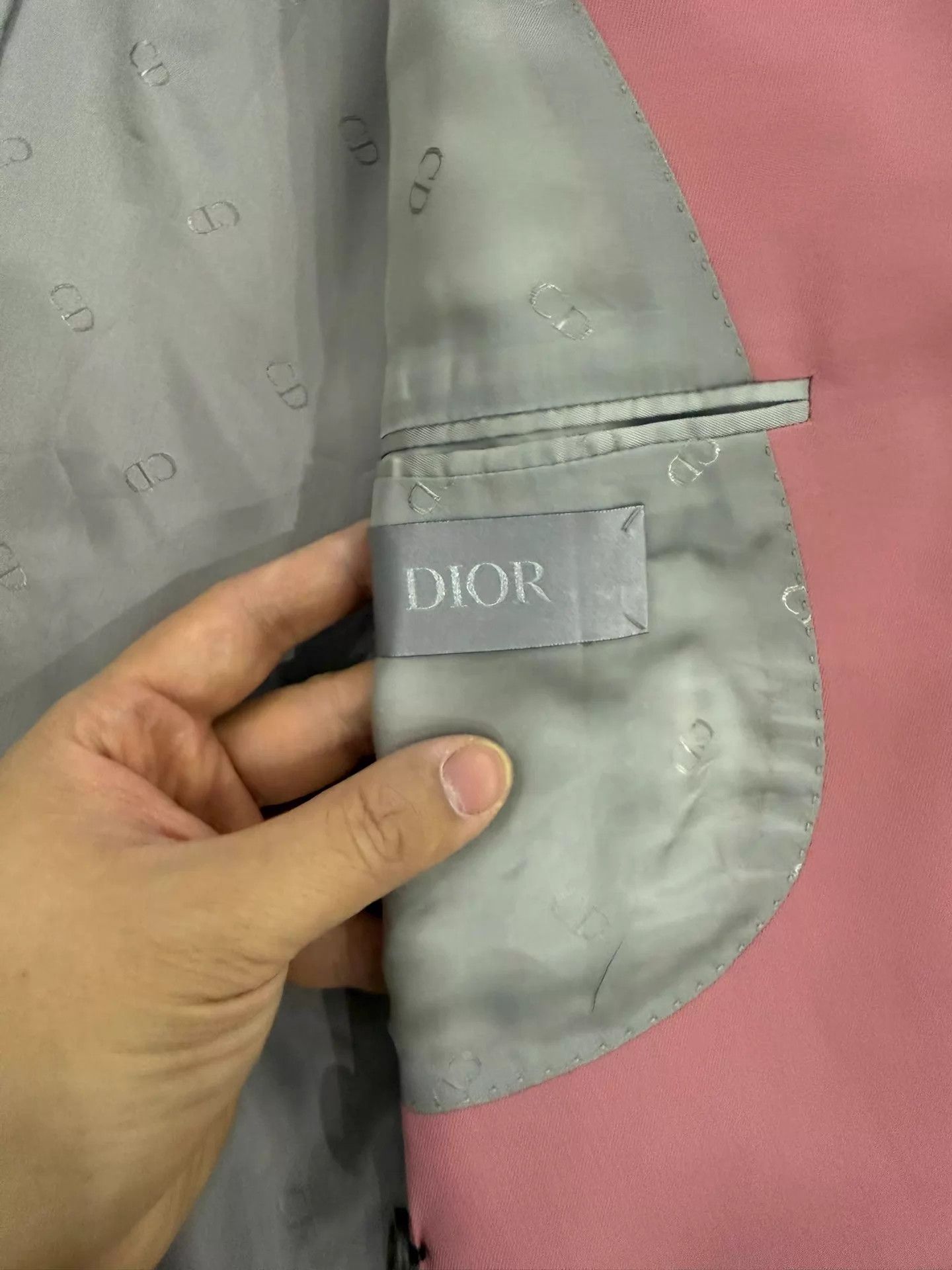 Dior Dior 100% Wool Blazer Size 50 New Canvas Button Size 50R - 6 Thumbnail