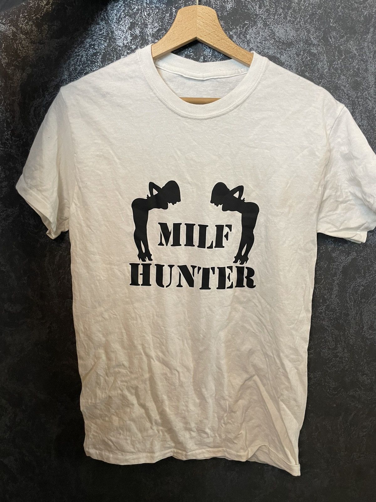 Humor Milf Hunter Punk Y2K Porn Star Style T-Shirt japan style | Grailed