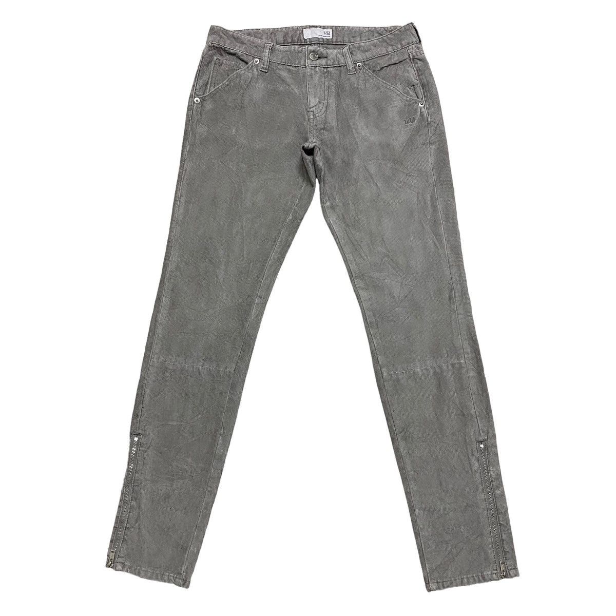 image of Undercover Corduroy Skinny Jeans in Grey, Women's (Size 24)