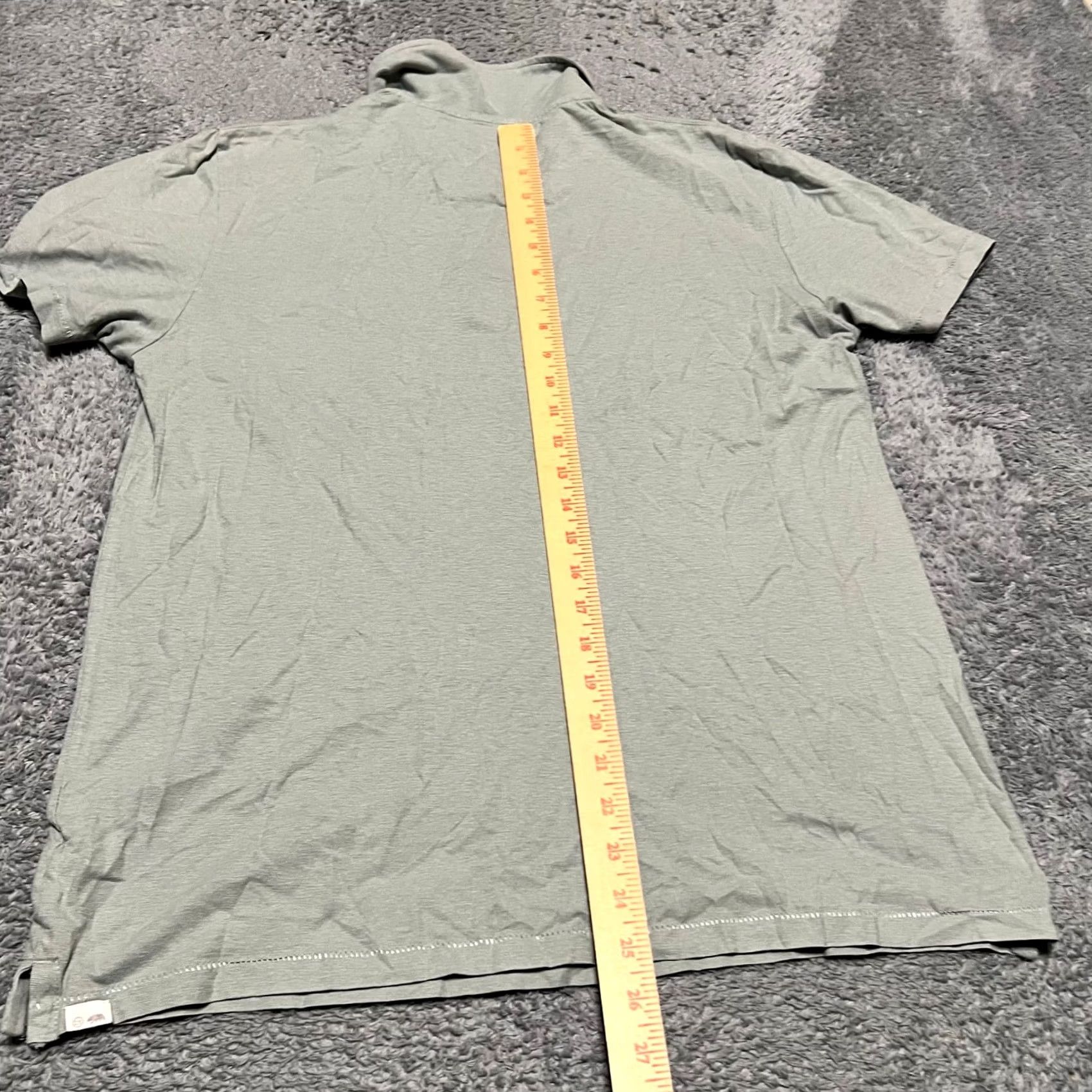 Taylor Stitch Taylor Stitch Polo Shirt Mens M Golf Green Gray Short Sleeve 40 US Regular Mens Size US M / EU 48-50 / 2 - 5 Thumbnail