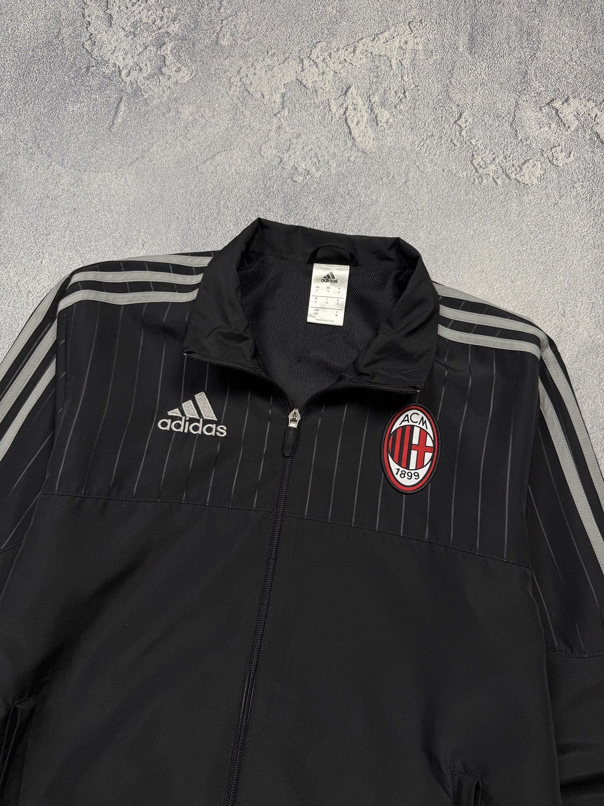 Adidas Vintage Light Jacket Adidas AC Milan Size US S / EU 44-46 / 1 - 3 Thumbnail