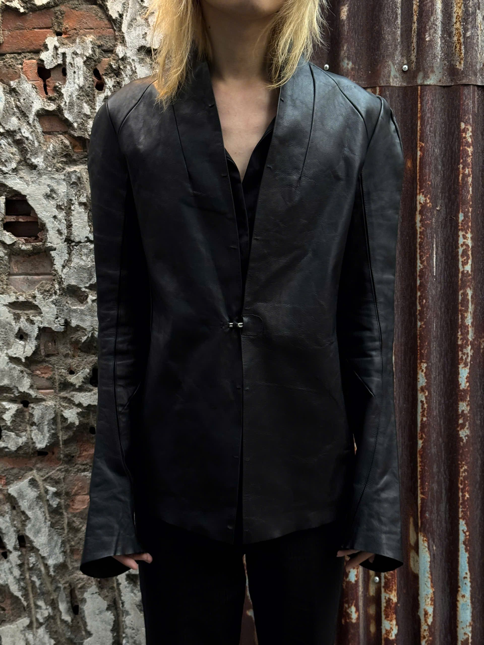 Yohan Serfaty YOHAN SERFATY “AD VITAM” CALF LEATHER JACKET — S/S 2012 Size US M / EU 48-50 / 2 - 1 Thumbnail