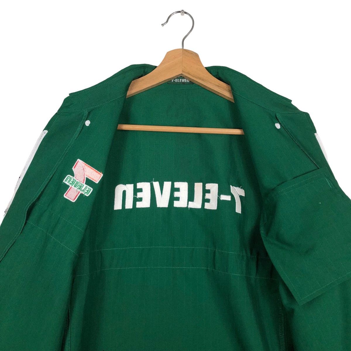 Japanese Brand 🔥Vintage Worker Shirt Jacket 7-Eleven Bowling Shirt Design Size US M / EU 48-50 / 2 - 11 Thumbnail