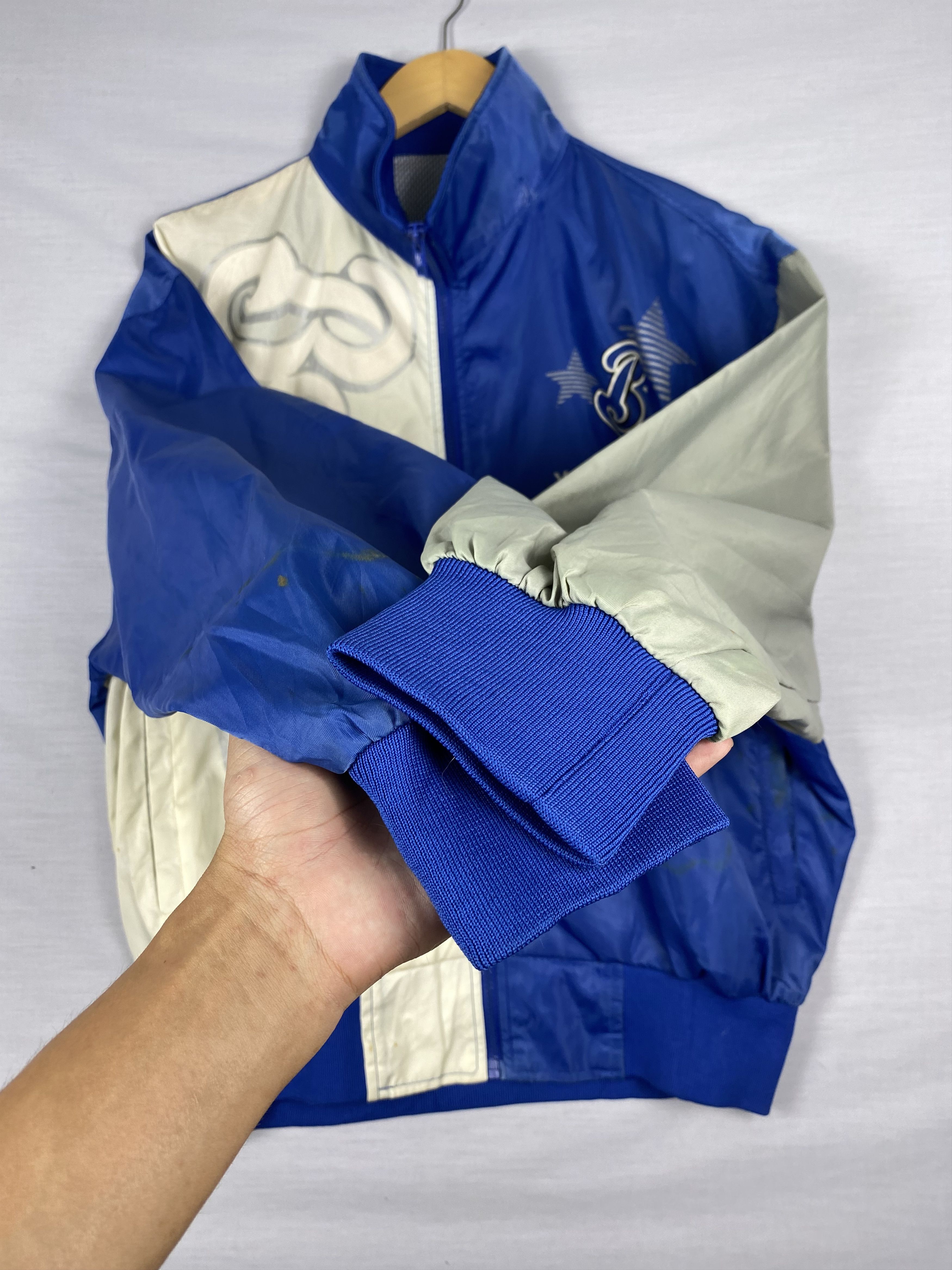 Japanese Brand Vintage Yokohama Bay Stars Backside Logo Bomber Jacket Size US XL / EU 56 / 4 - 4 Thumbnail