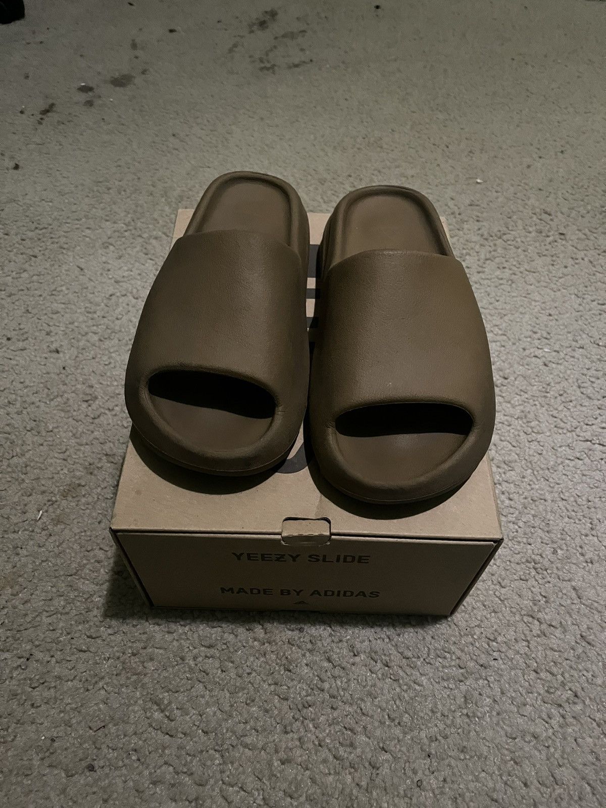 image of Kanye West x Yeezy Season Yeezy Slide “Ochre”, Men's (Size 9)