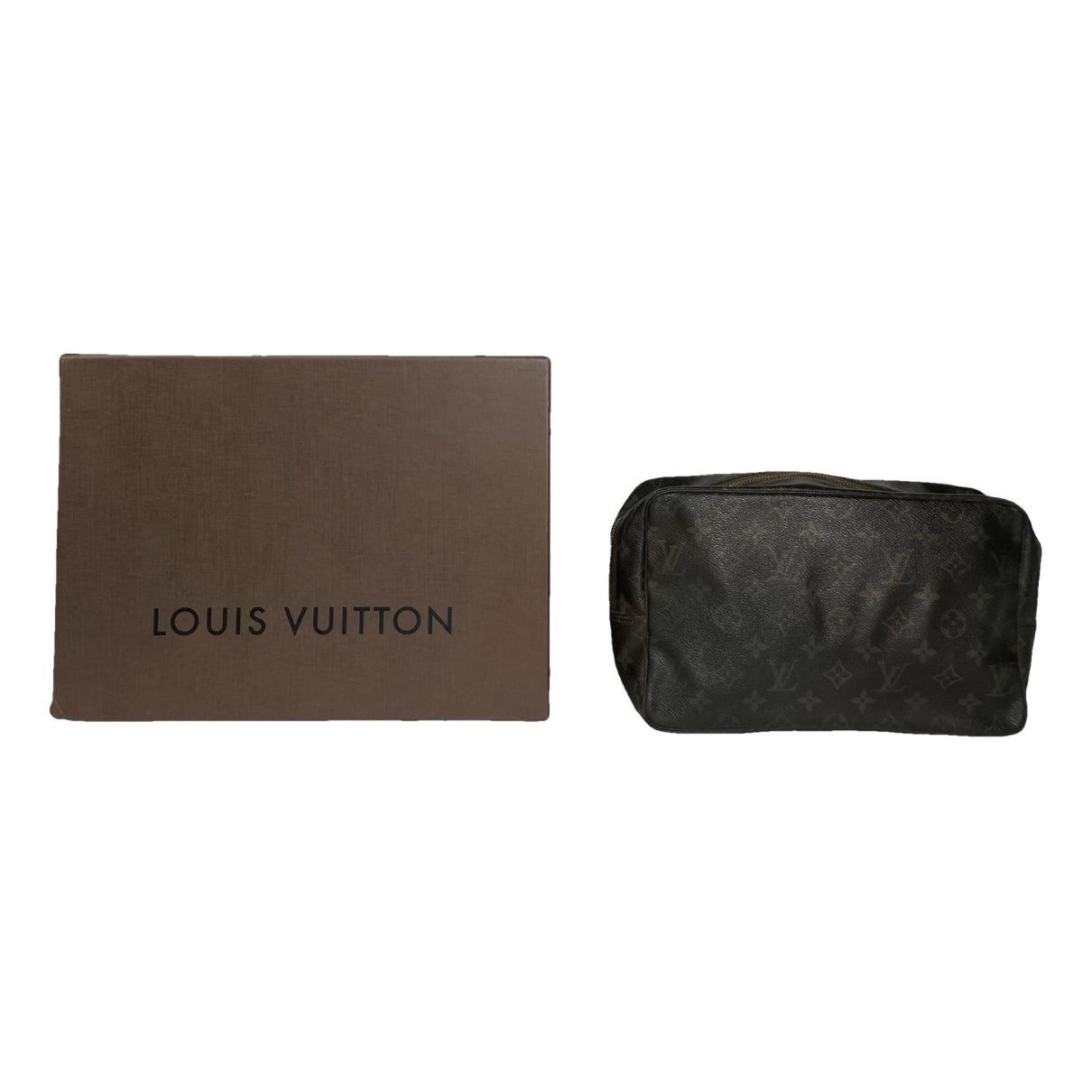Louis Vuitton Marly Dragonne Brown Leather Clutch Bag Size ONE SIZE - 1 Thumbnail