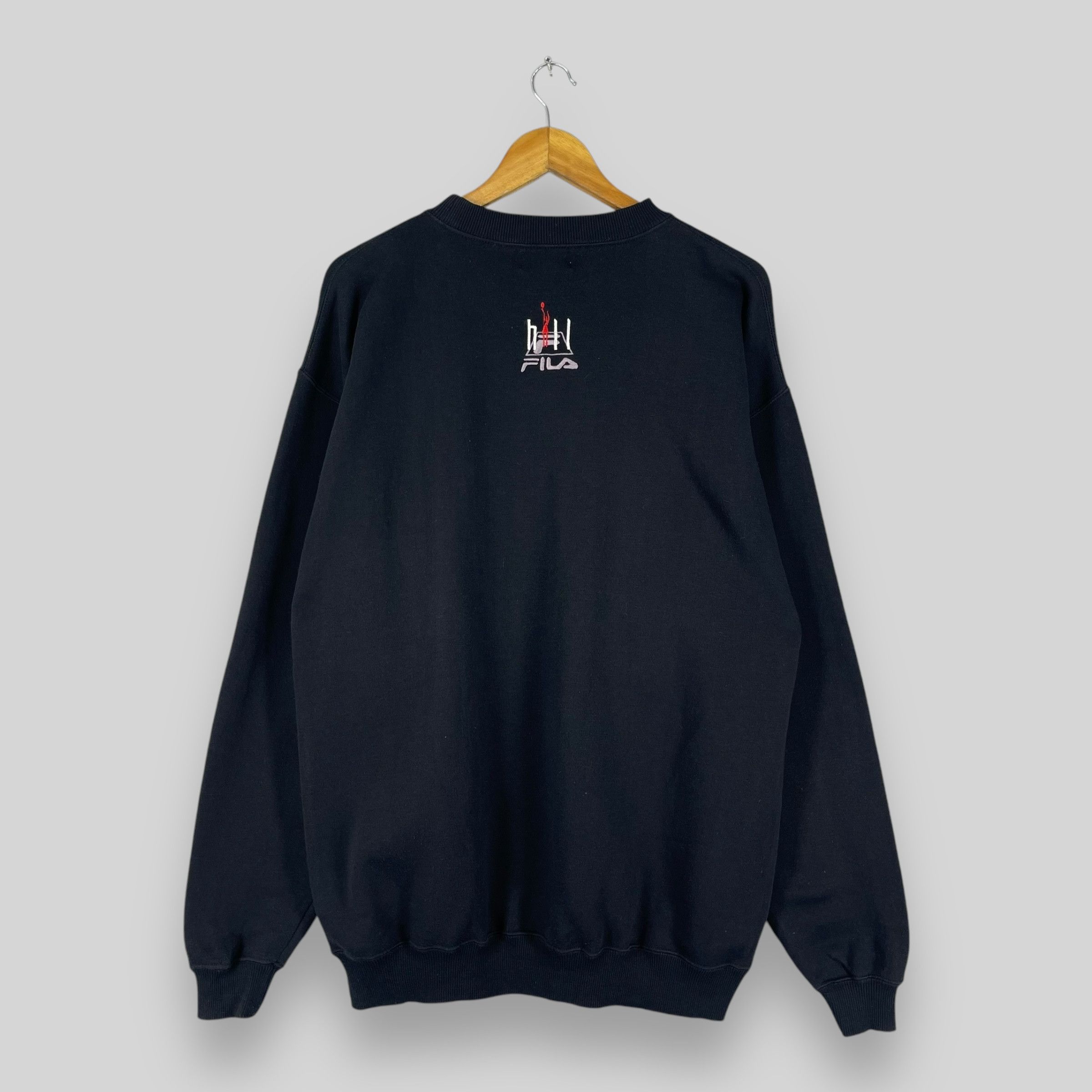 Fila Vintage FILA Italia Big Logo Spell Out Embroidery Sweatshirt Size US L / EU 52-54 / 3 - 6 Thumbnail