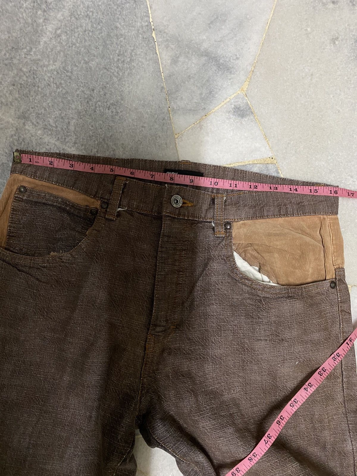 Japanese Brand Archive CNCV Concave Attempt Hybrid Corduroy Pants Size US 32 / EU 48 - 15 Thumbnail