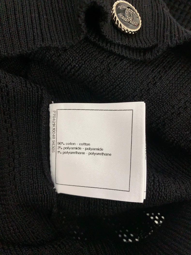 Chanel Chanel 21P black knitted cardigan jacket Size XS / US 0-2 / IT 36-38 - 5 Thumbnail