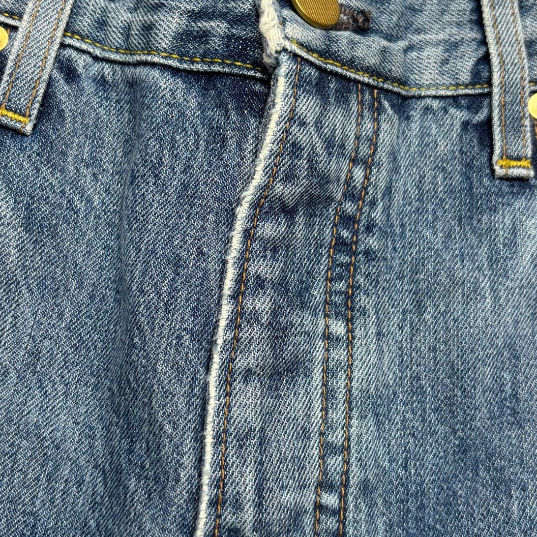Sid Mashburn $185 Sid Mashburn Light Wash Denim 36x30 Slim Straight Jeans Size US 36 / EU 52 - 13 Thumbnail