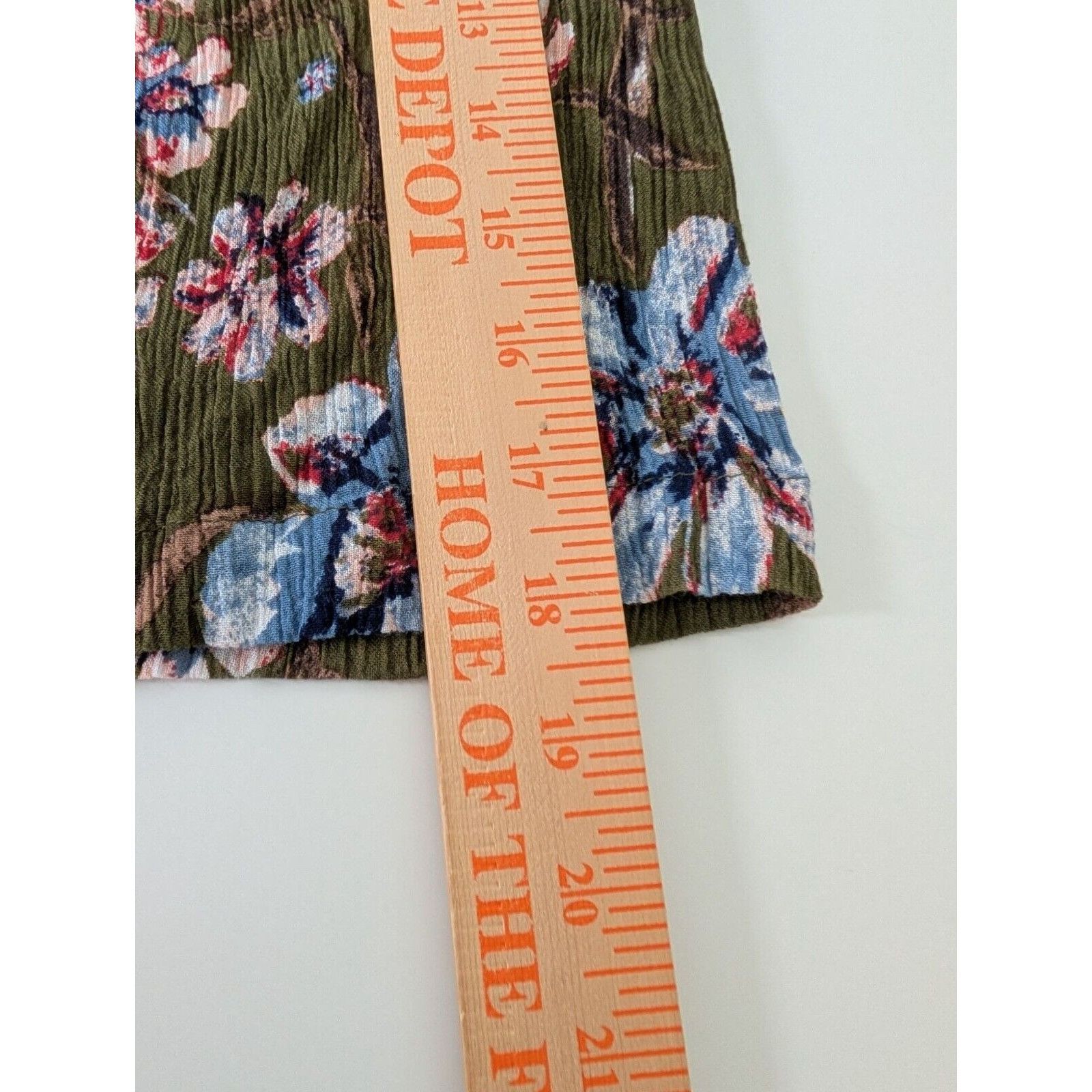 Designer Woman Within Floral Maxi Dress Womens Size 14W Green Size XL / US 12-14 / IT 48-50 - 9 Thumbnail