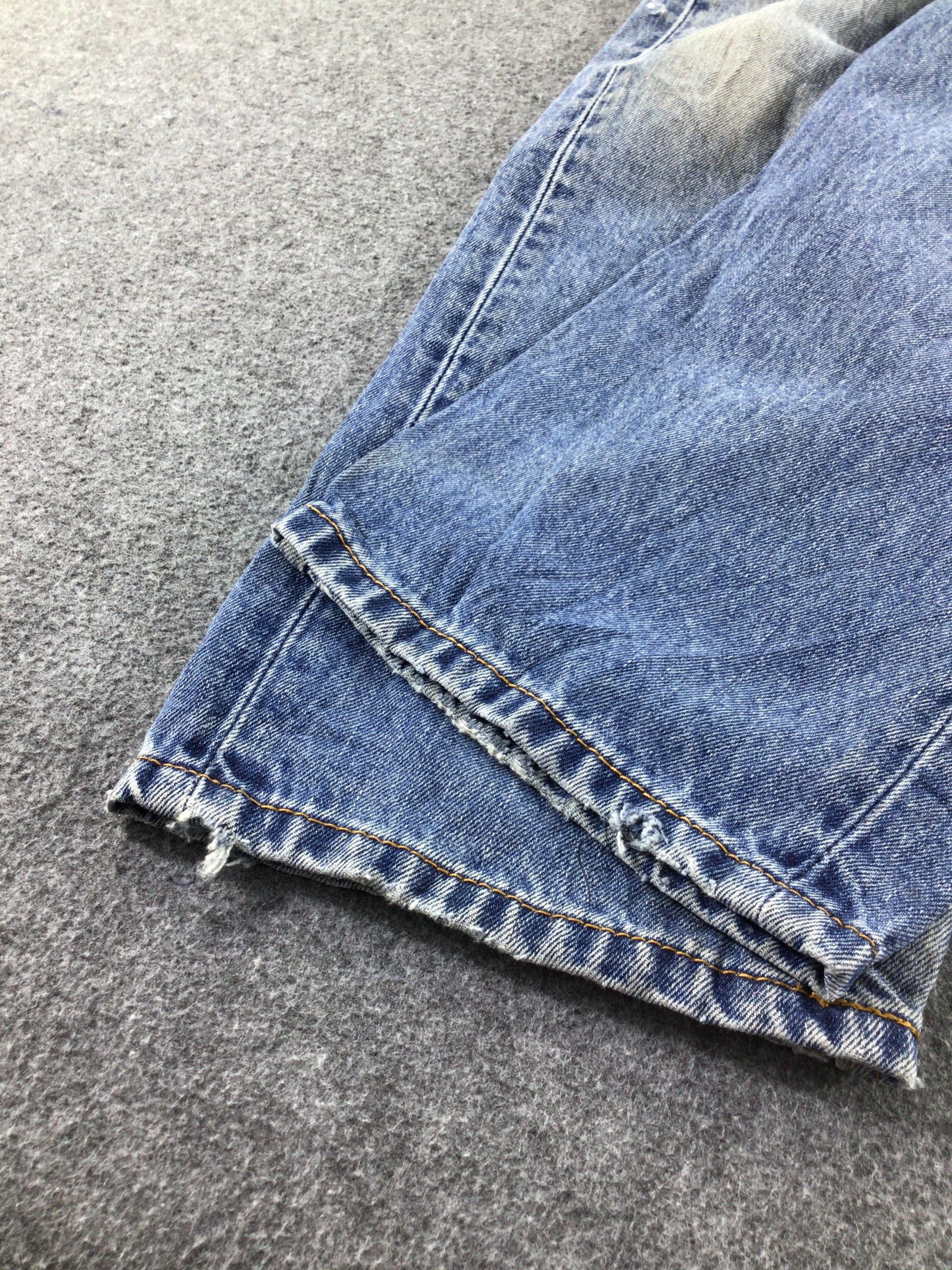 Levi's Vintage Levis 550 Jeans Dirty Faded Blue -J569 Size US 35 - 6 Thumbnail