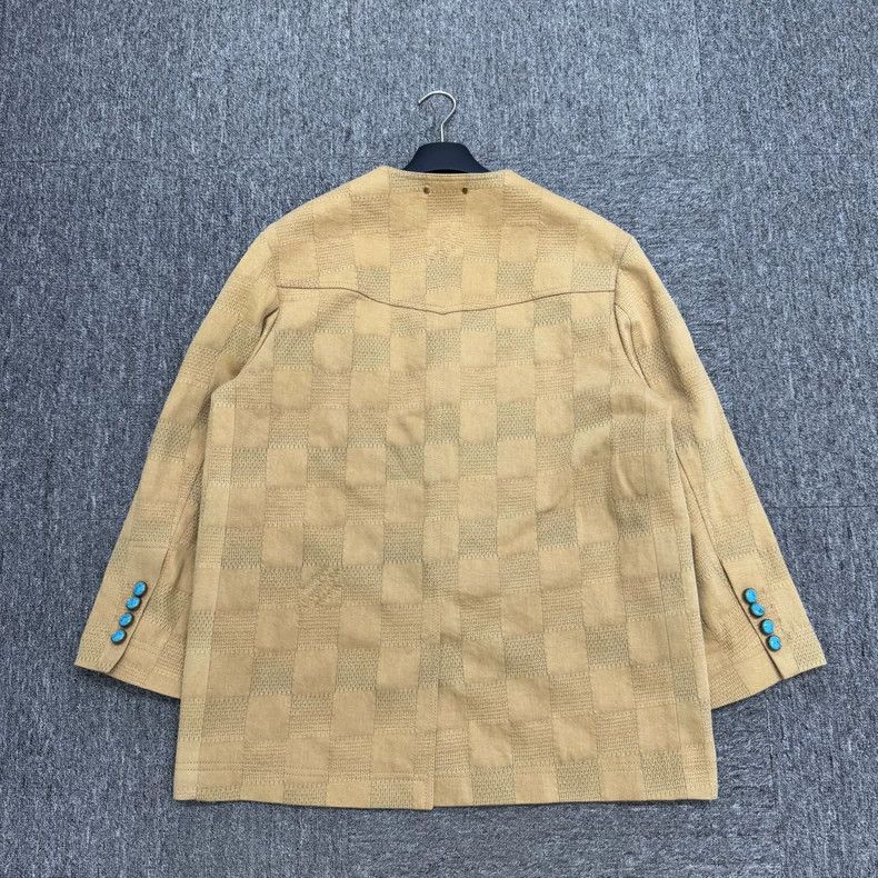 Louis Vuitton louis vuitton Co-branded checkerboard denim jacket 2501-Ne Size US L / EU 52-54 / 3 - 3 Thumbnail
