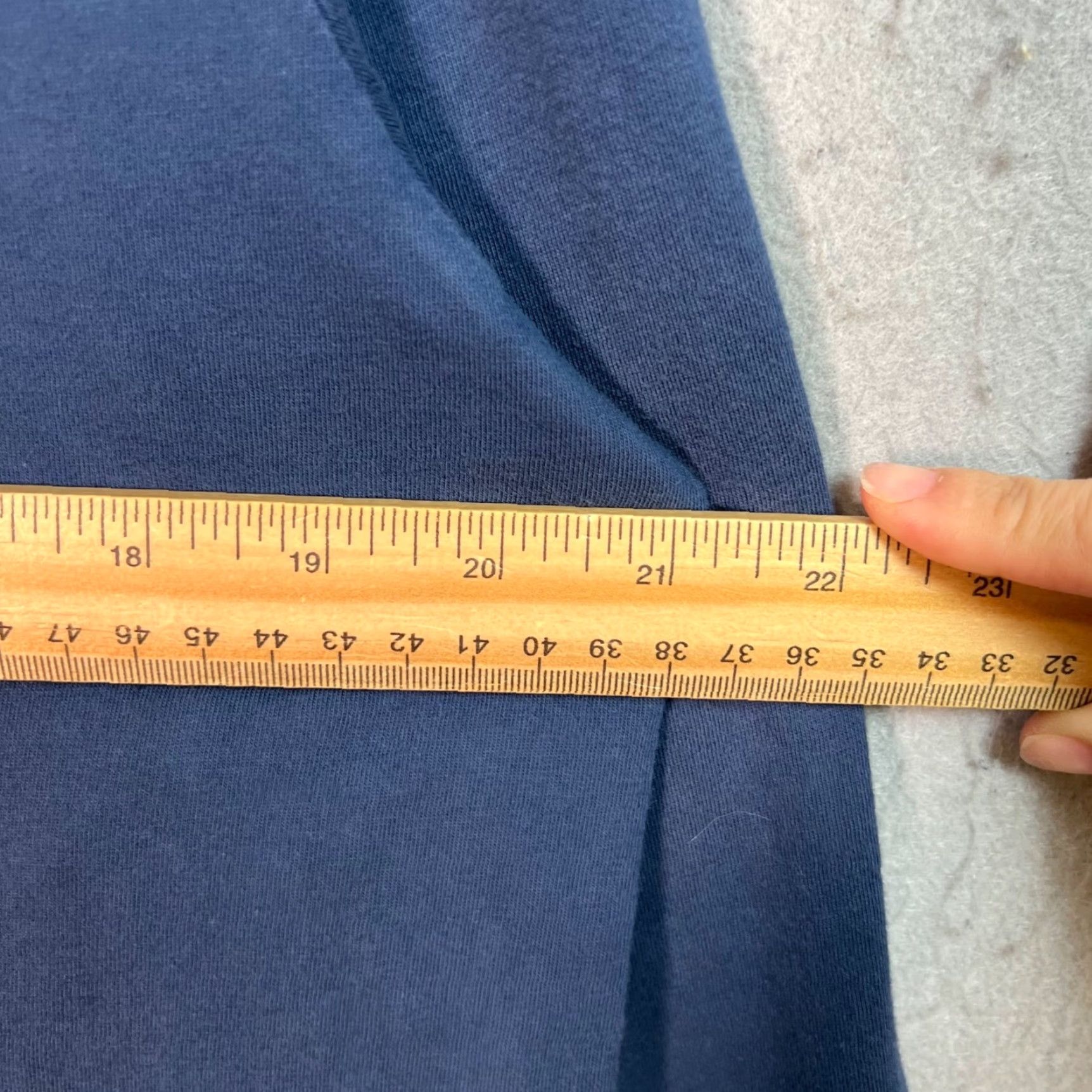 Richer Poorer Richer Poorer Mens T-Shirt Shirt Long Sleeve Blue Pocket T Shirt Adult Medium Blue Mens Size US M / EU 48-50 / 2 - 5 Thumbnail