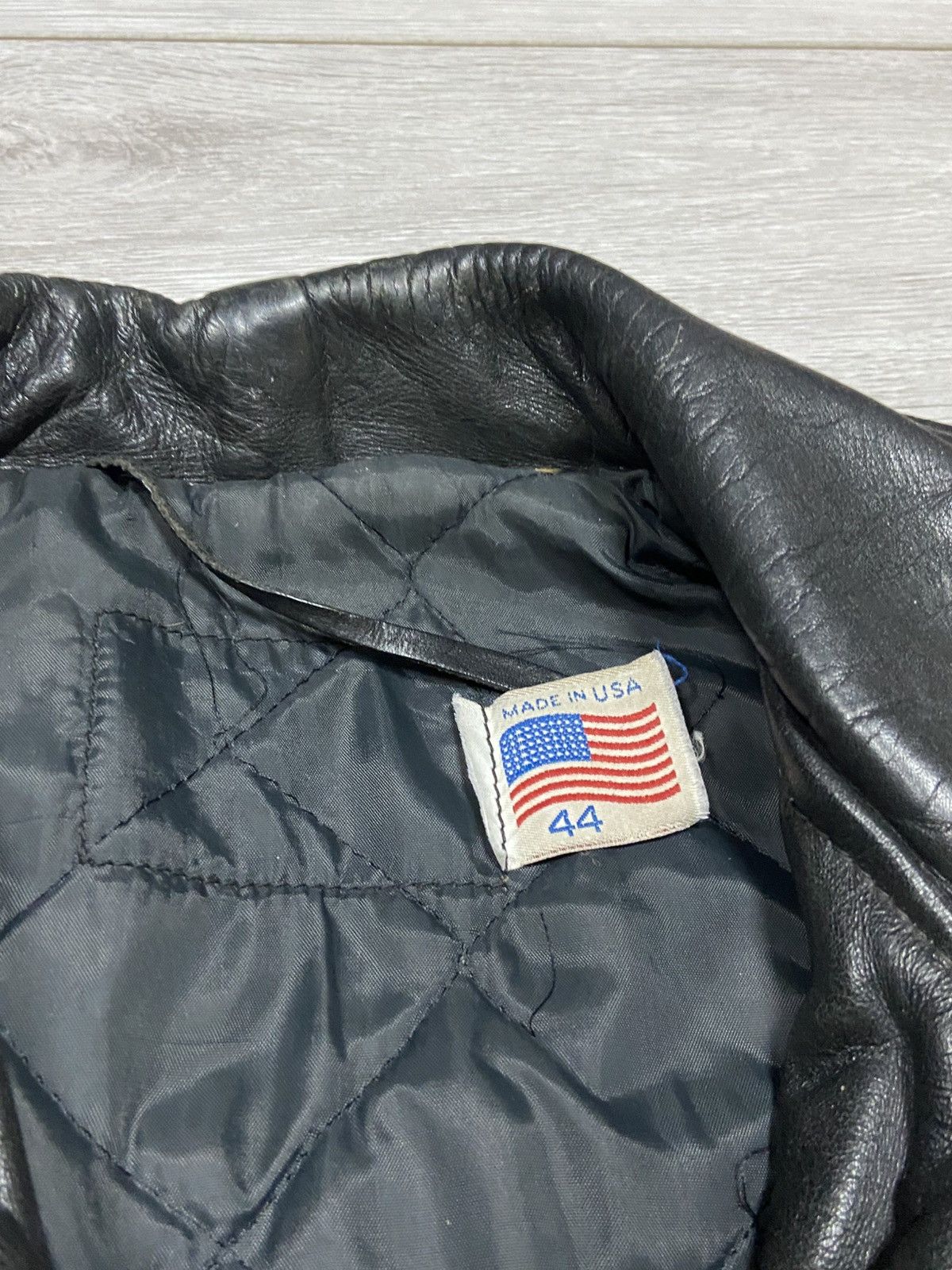 Schott Schott Perfect USA vintage leather jacket 90s Size US S / EU 44-46 / 1 - 3 Thumbnail