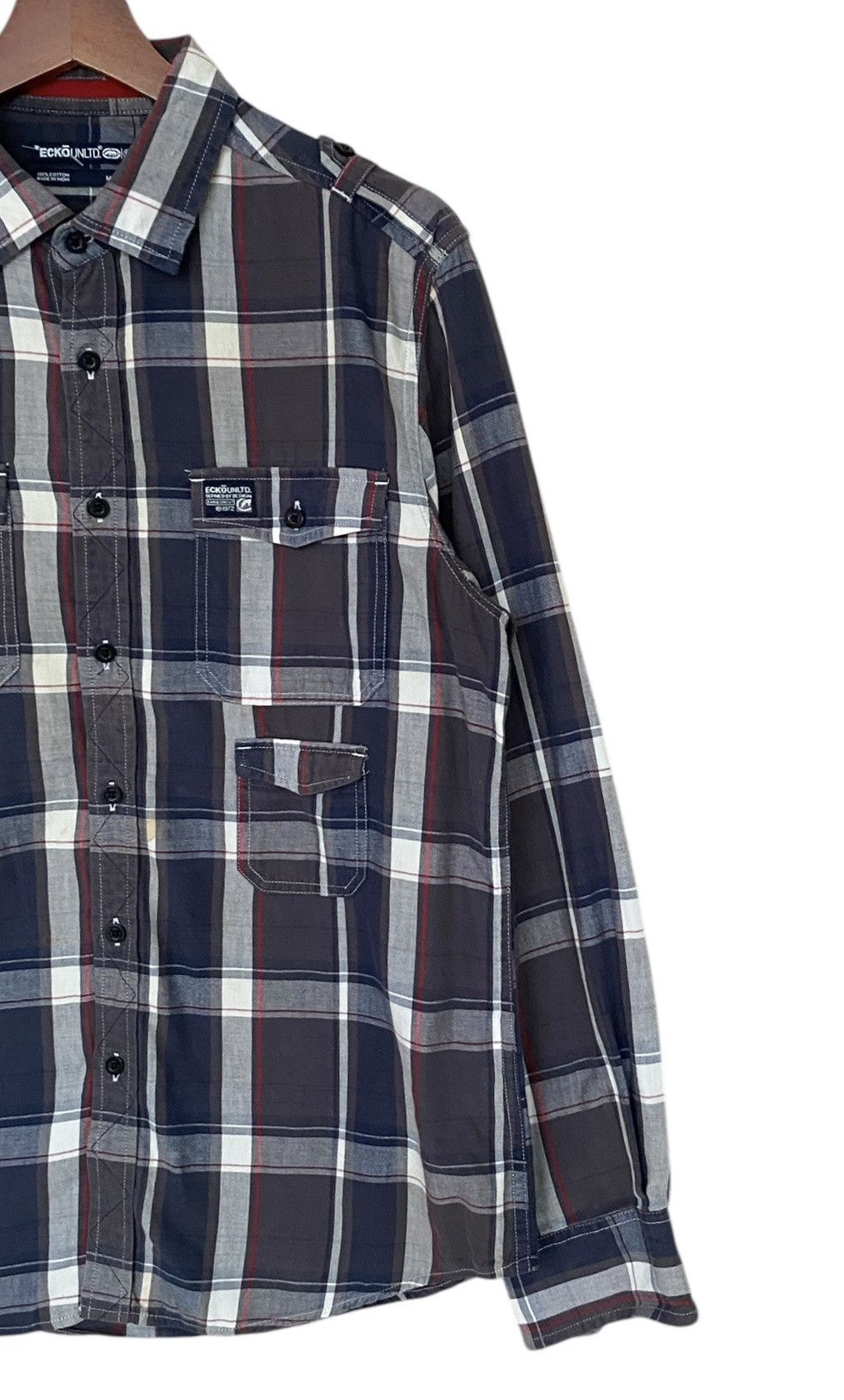 Ecko Unltd. Vintage Brand Ecko Unltd Checkered Shirt 2000s Size US M / EU 48-50 / 2 - 4 Thumbnail