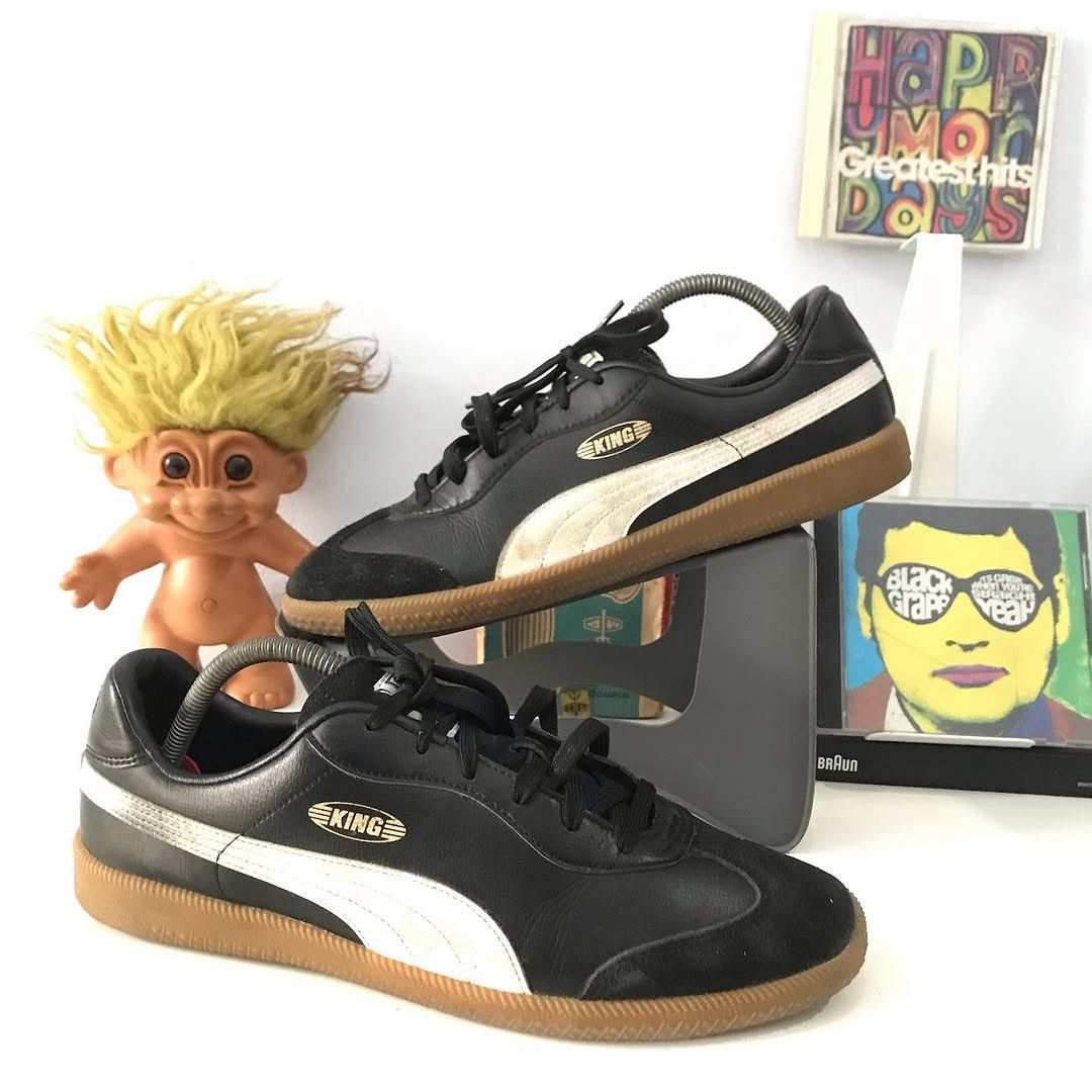 Hysteric Glamour × Puma Vintage puma King Liga Black leather with the white Size US 9.5 / EU 42-43 - 2 Thumbnail