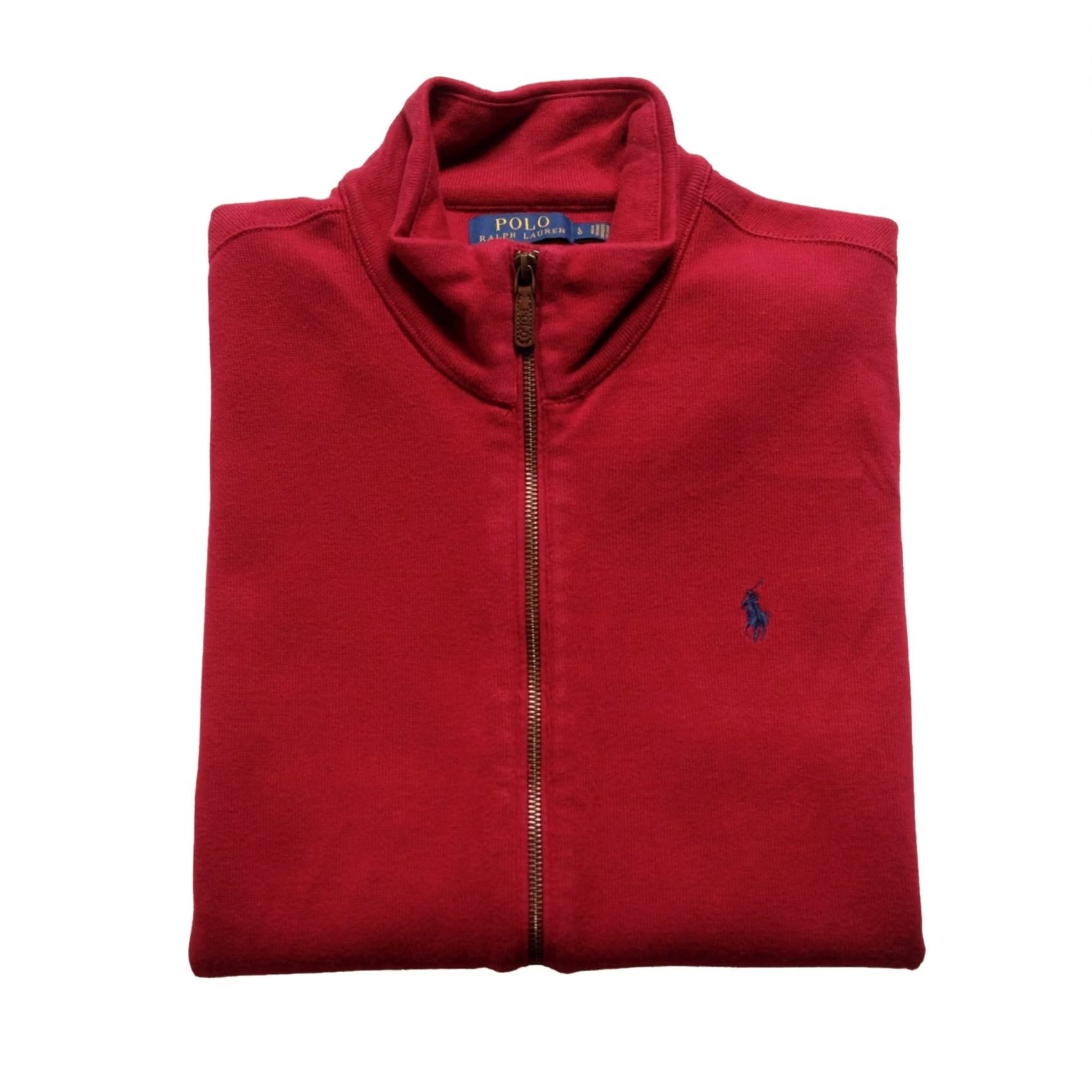 Ralph Lauren VINTAGE Ralph Lauren Polo Full Zip Sweatshirt VTG Y2K Retro Red Size US L / EU 52-54 / 3 - 2 Thumbnail