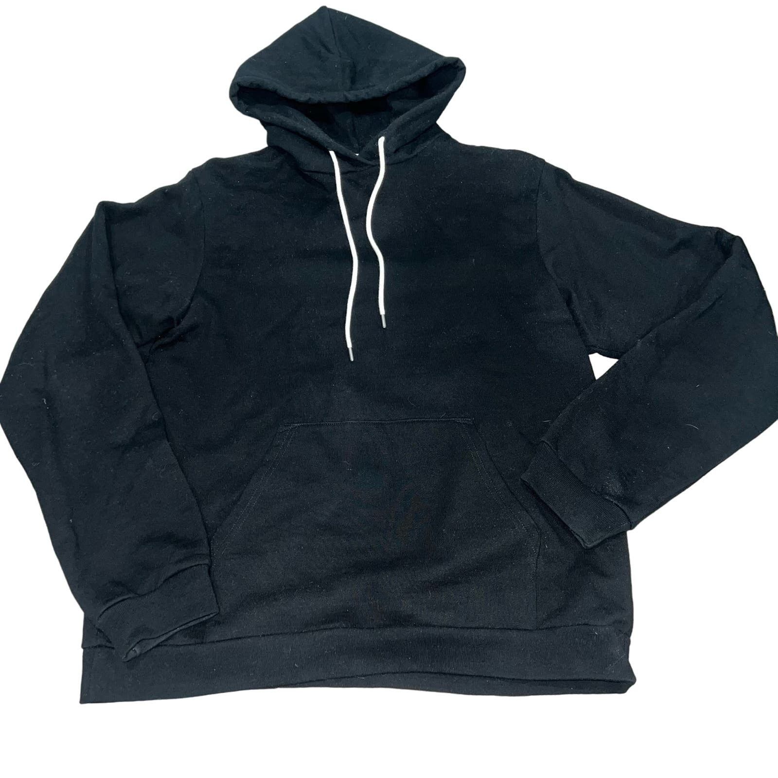 image of John Elliott Beach Black Hoodie Large, Men's