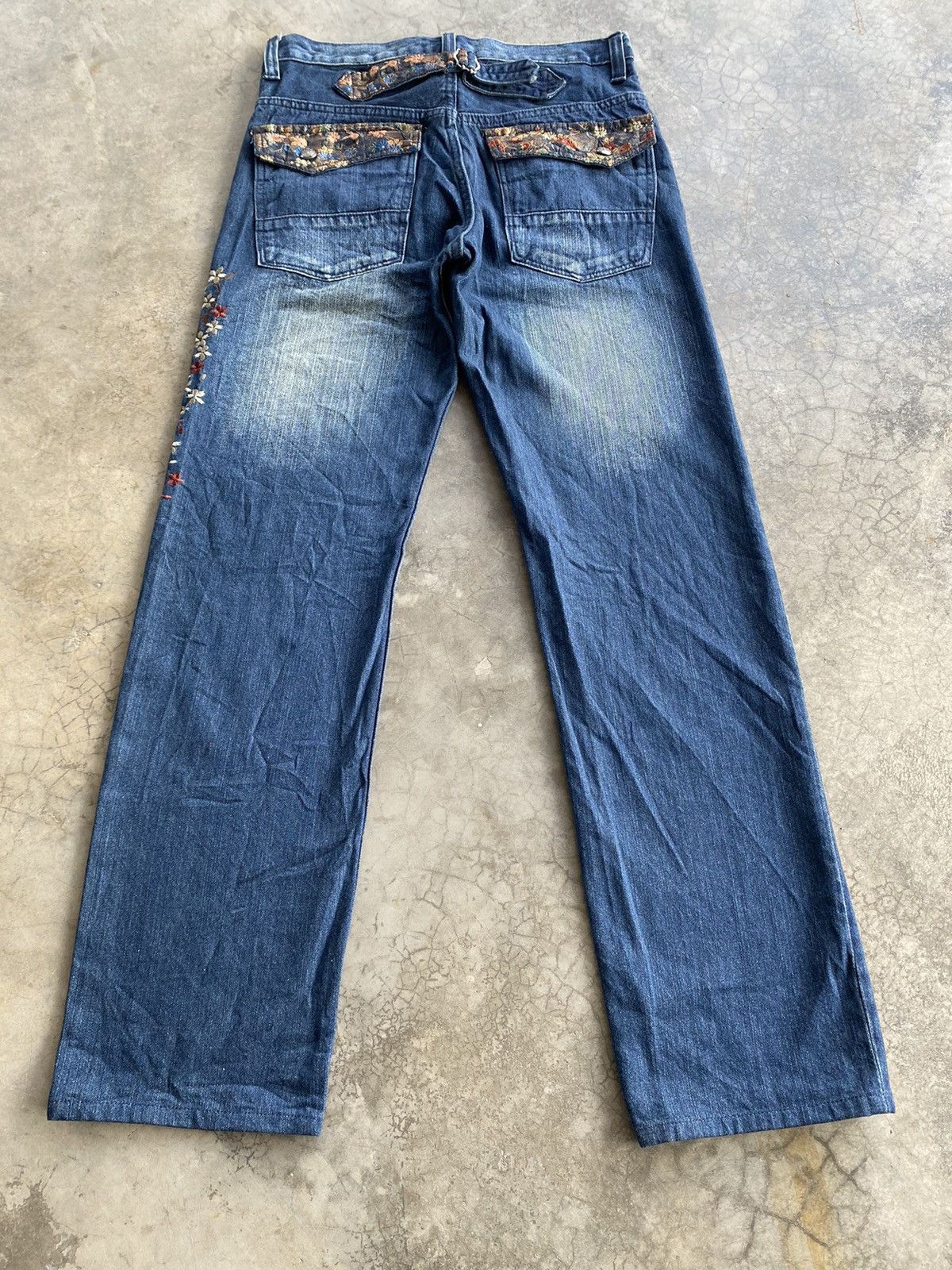 JNCO × Japanese Brand Baggy Jeans Japanese Karakuri Tamashi Minimalis #75 Size US 30 / EU 46 - 1 Thumbnail