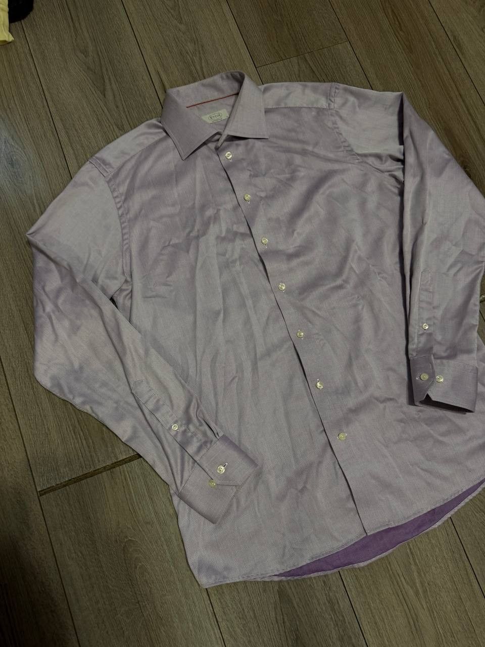 Eton Luxury Eton Shirt Men 41 16 Purple Long Sleeve Size US L / EU 52-54 / 3 - 2 Thumbnail