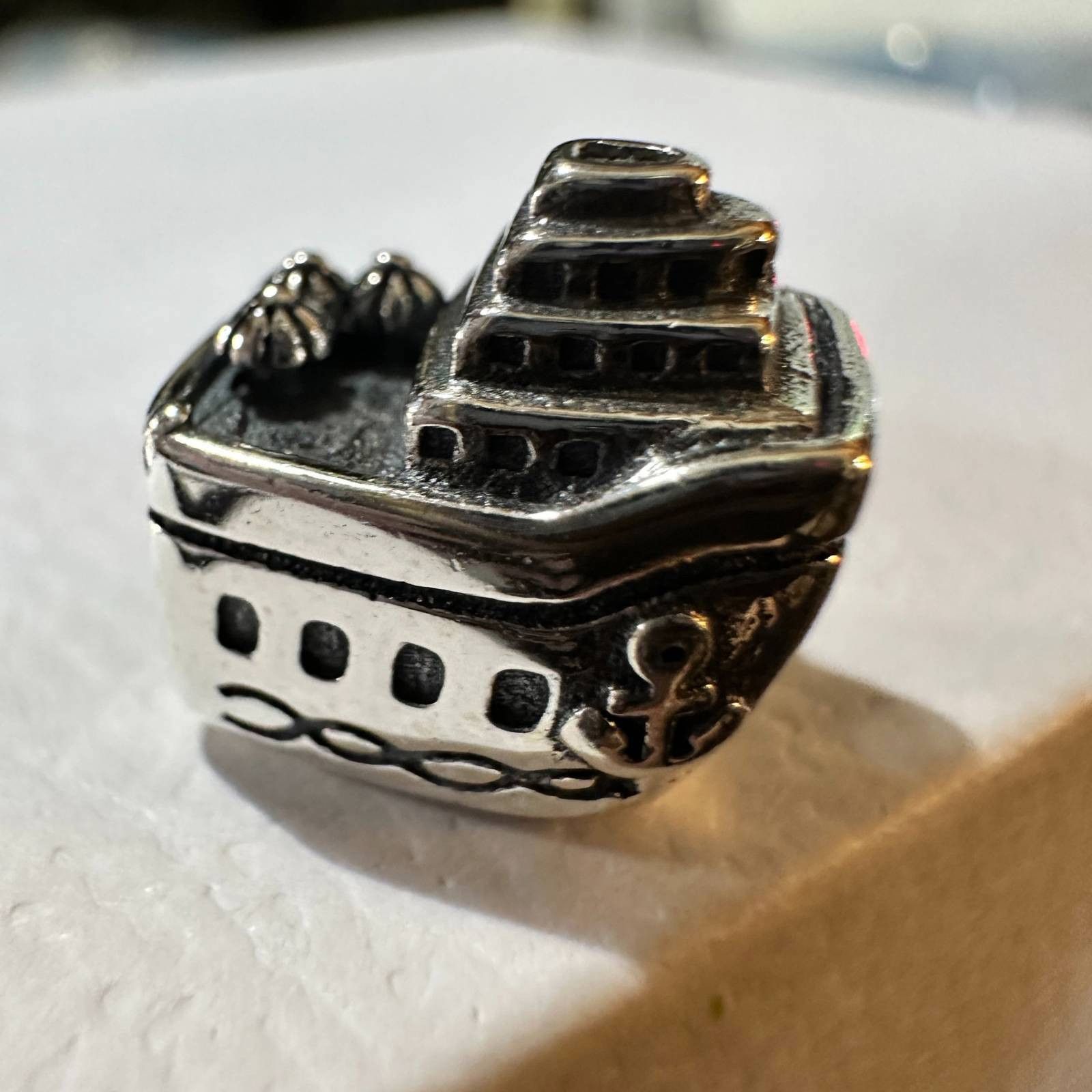 pandora Authentic Pandora Retired Cruise Ship, Sterling Silver Size ONE SIZE - 2 Thumbnail