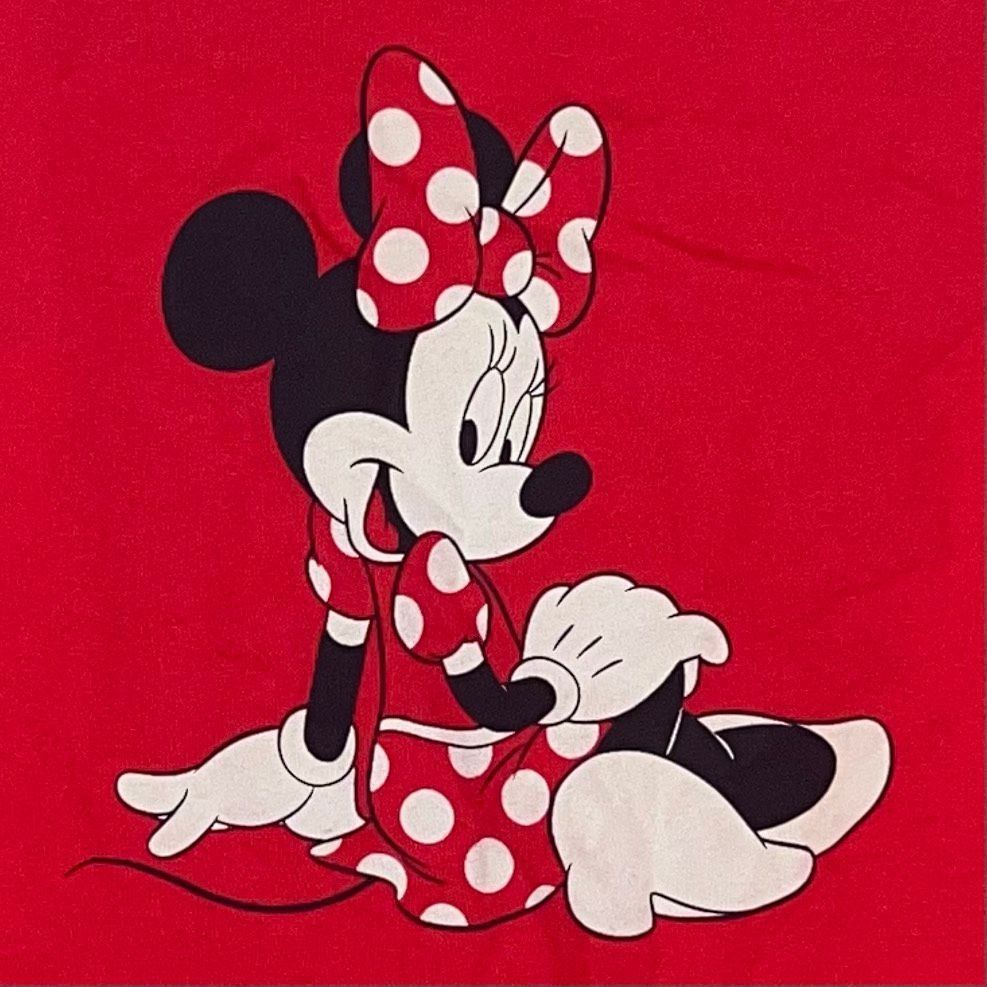 Disney Disney Parks Minnie Mouse Collard Sleeveless Shirt in Red (Large) Size L / US 10 / IT 46 - 4 Thumbnail