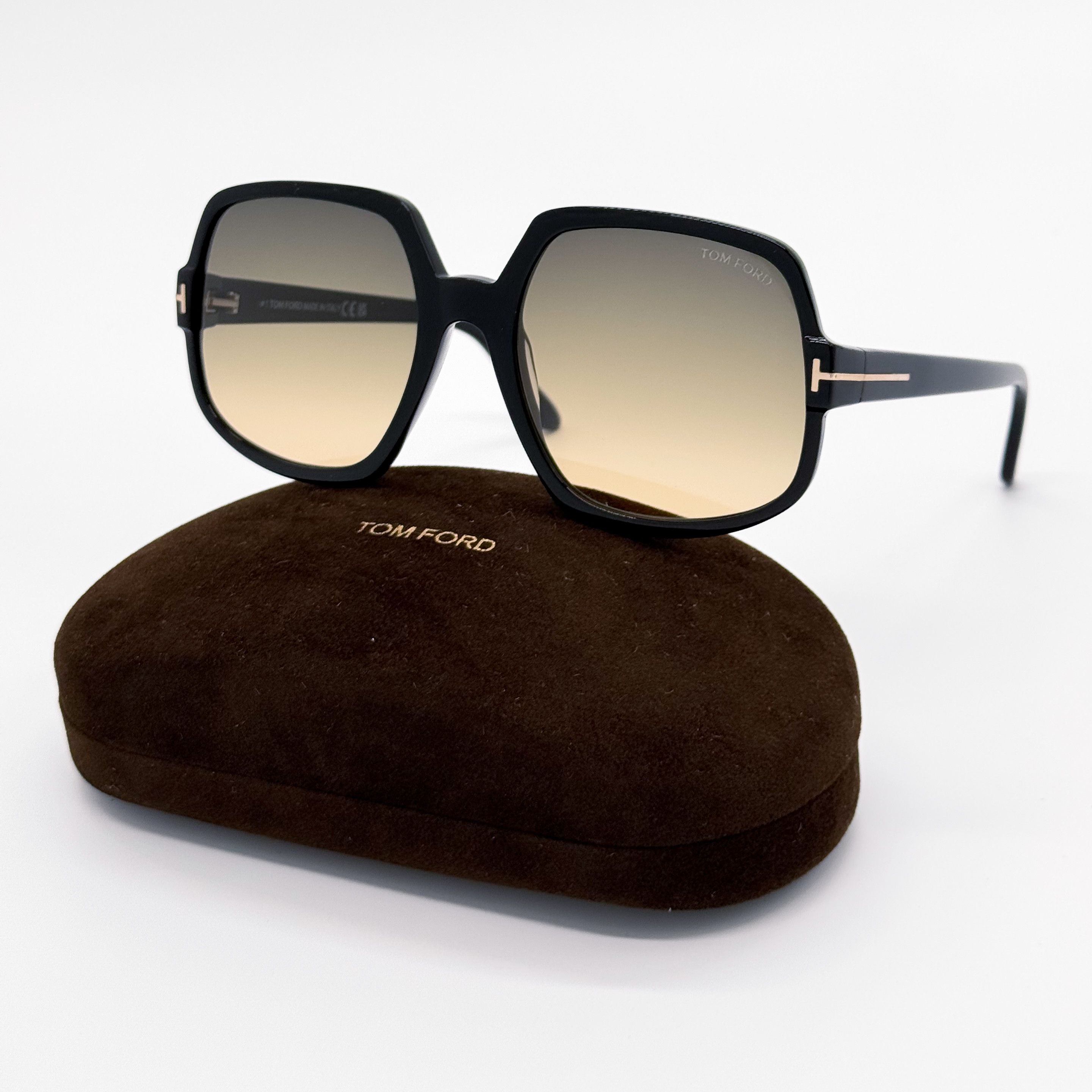 Tom Ford NEW TOM FORD DELPHINE-02 TF992 01B SUNGLASSES FT0992/S Size ONE SIZE - 1 Thumbnail