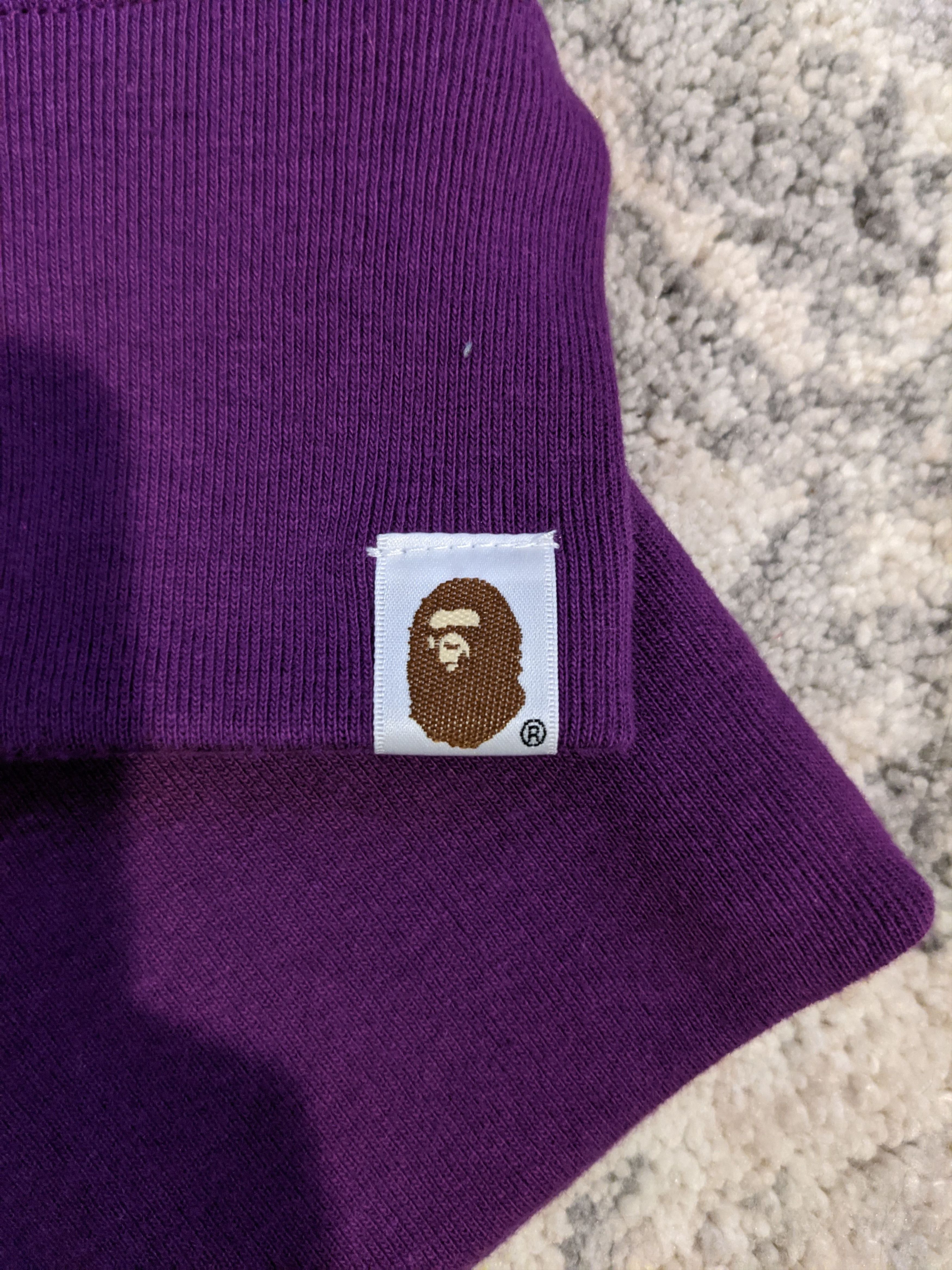 Bape Bape Purple Camo Crewneck Size US L / EU 52-54 / 3 - 4 Thumbnail