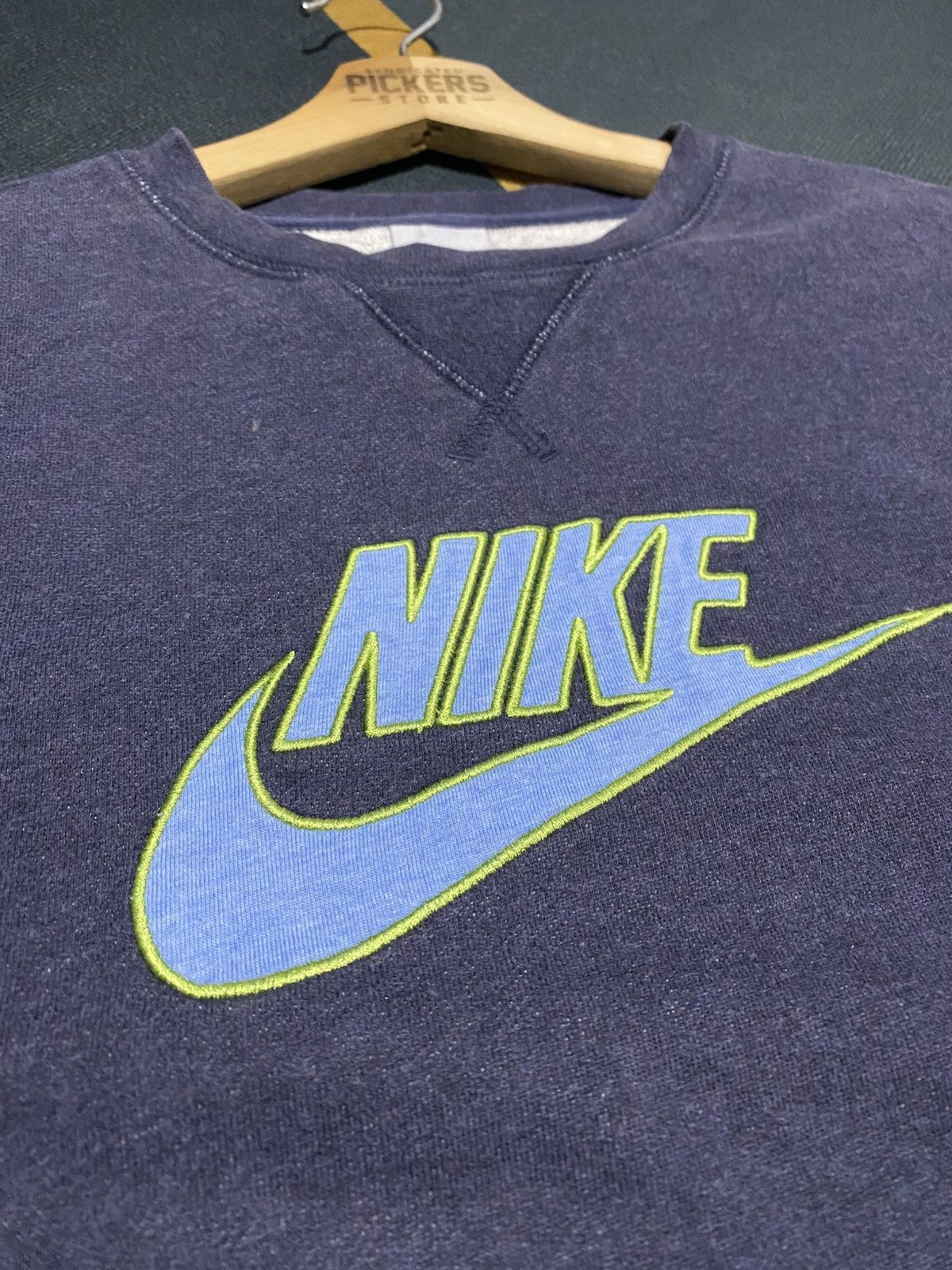 Nike Nike Sweatshirt Biglogo Embroidery Medium DarkBlue Size US M / EU 48-50 / 2 - 3 Thumbnail