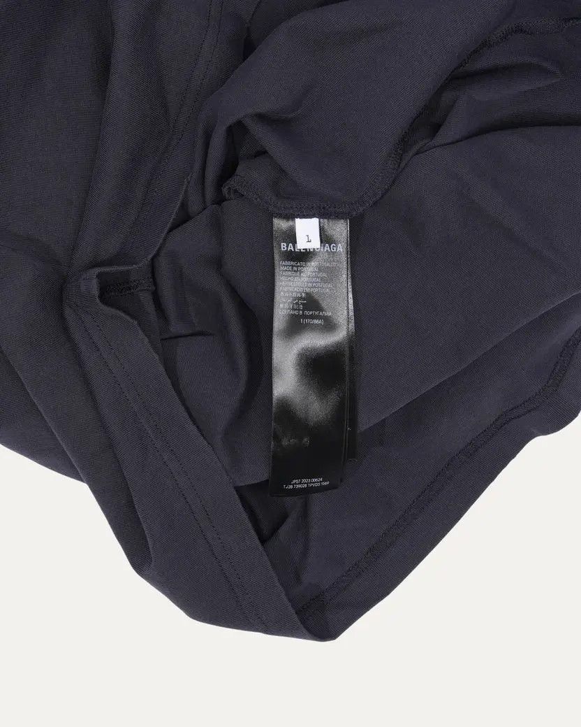 Balenciaga o1s1rm1224 Be Kind Oversized T-Shirt in Black/White Size US S / EU 44-46 / 1 - 3 Thumbnail
