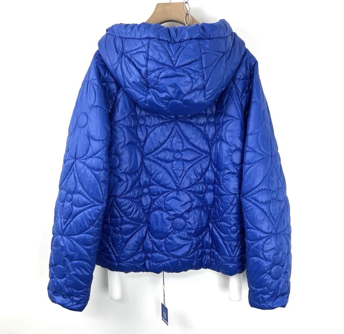 Louis Vuitton Louis Vuitton Blue Monogram Jacquard Embossed Jacket K12 Size US M / EU 48-50 / 2 - 2 Thumbnail