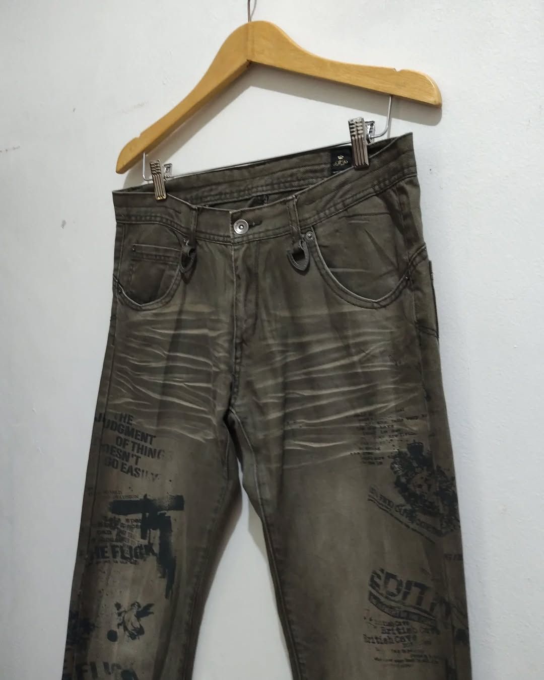 semanticdesign Rare Tattoo Semantic Design gun graphic bootcut jeans Size US 32 / EU 48 - 11 Thumbnail