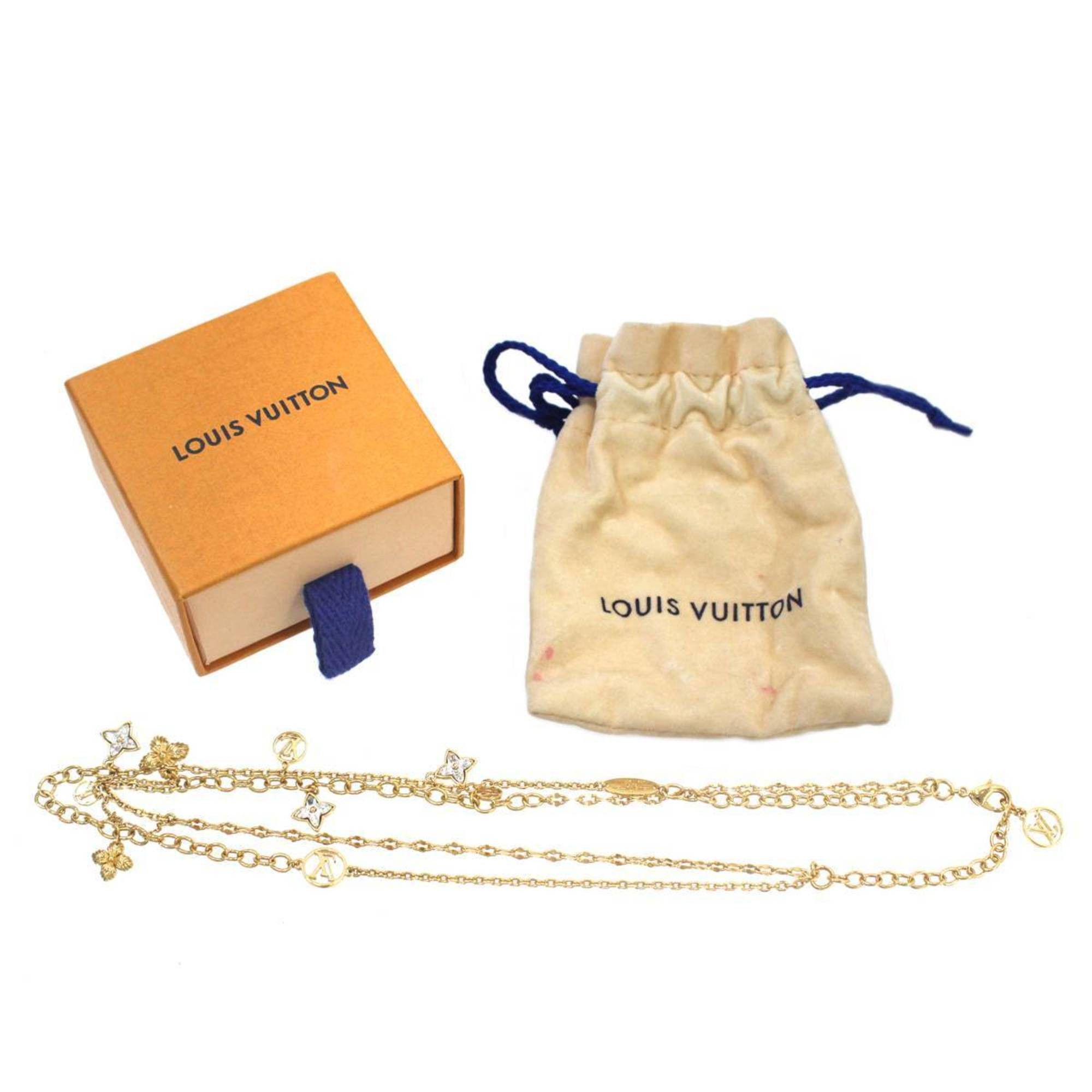 image of Louis Vuitton Collier Blooming Citrus Necklace M68374 Yellow Gold, Women's