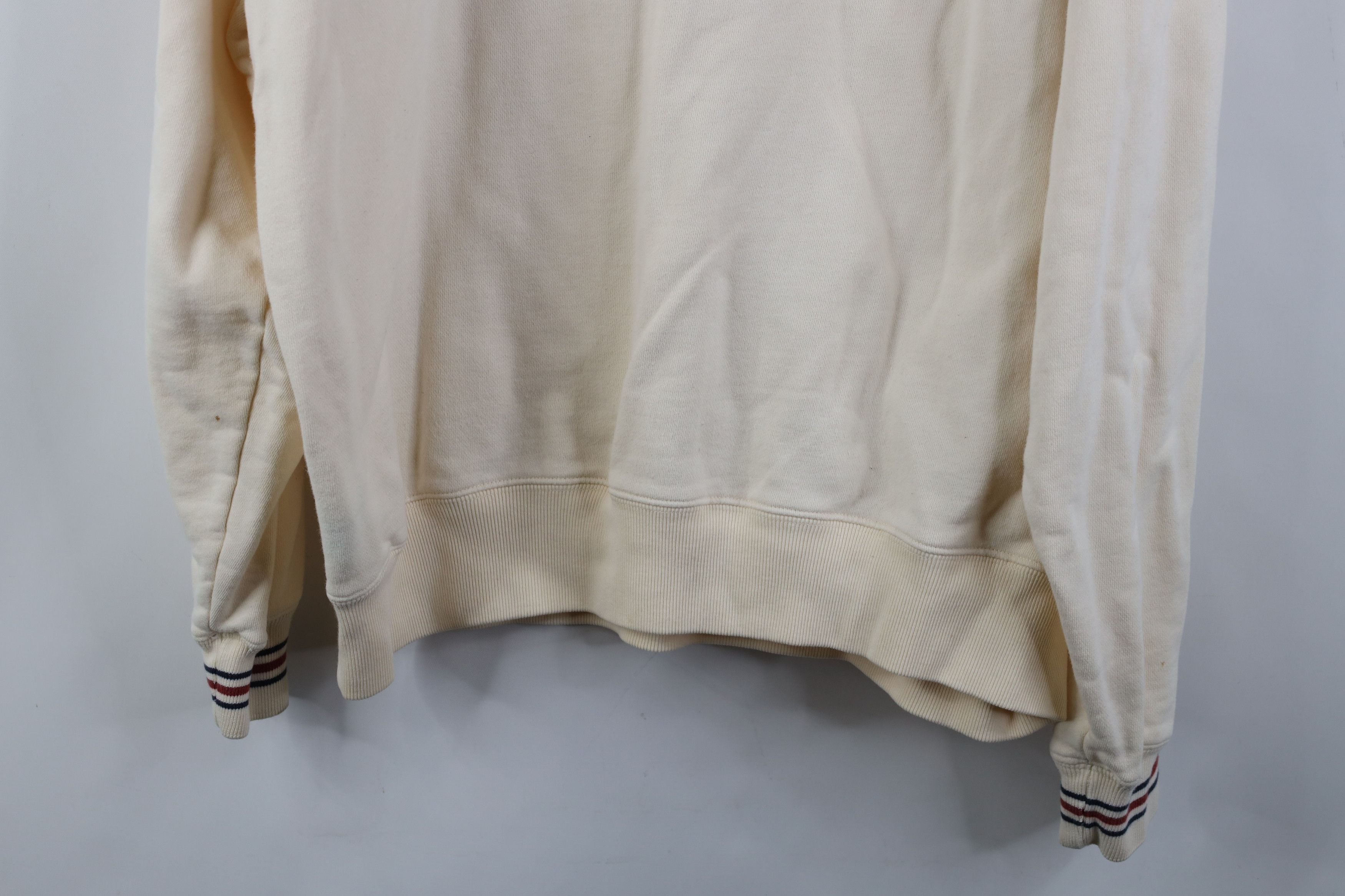 Nautica Vintage 90s Nautica Striped Collared Pullover Sweatshirt Size US L / EU 52-54 / 3 - 15 Thumbnail