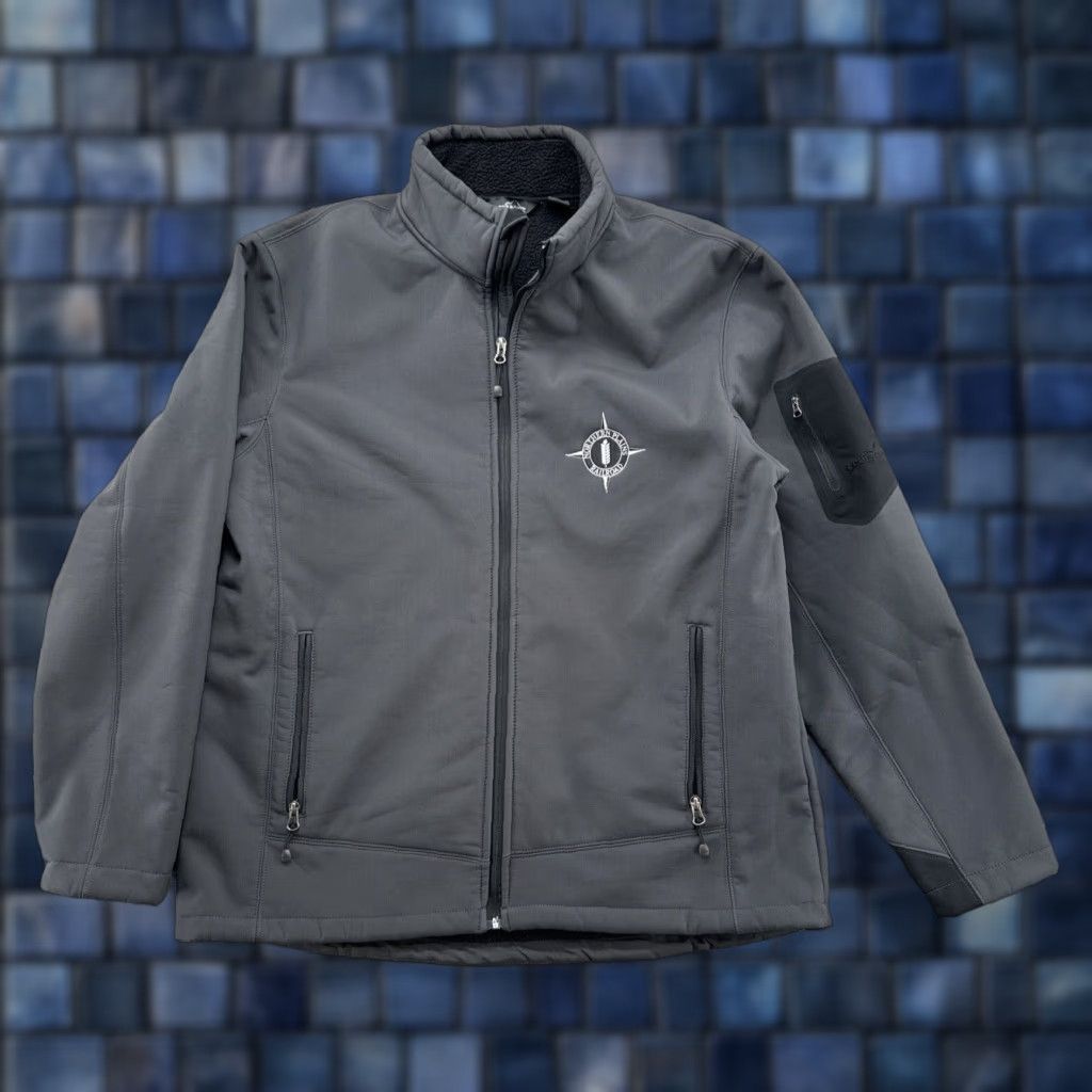 Eddie Bauer Eddie Bauer Northern Plains Railroad Embroidered Logo Full Zip Jacket Mens 2XL Gray Fleece Polyester Jacket/Coat Length Mid-Length Regular Mens Top Size US XXL / EU 58 / 5 - 1 Thumbnail